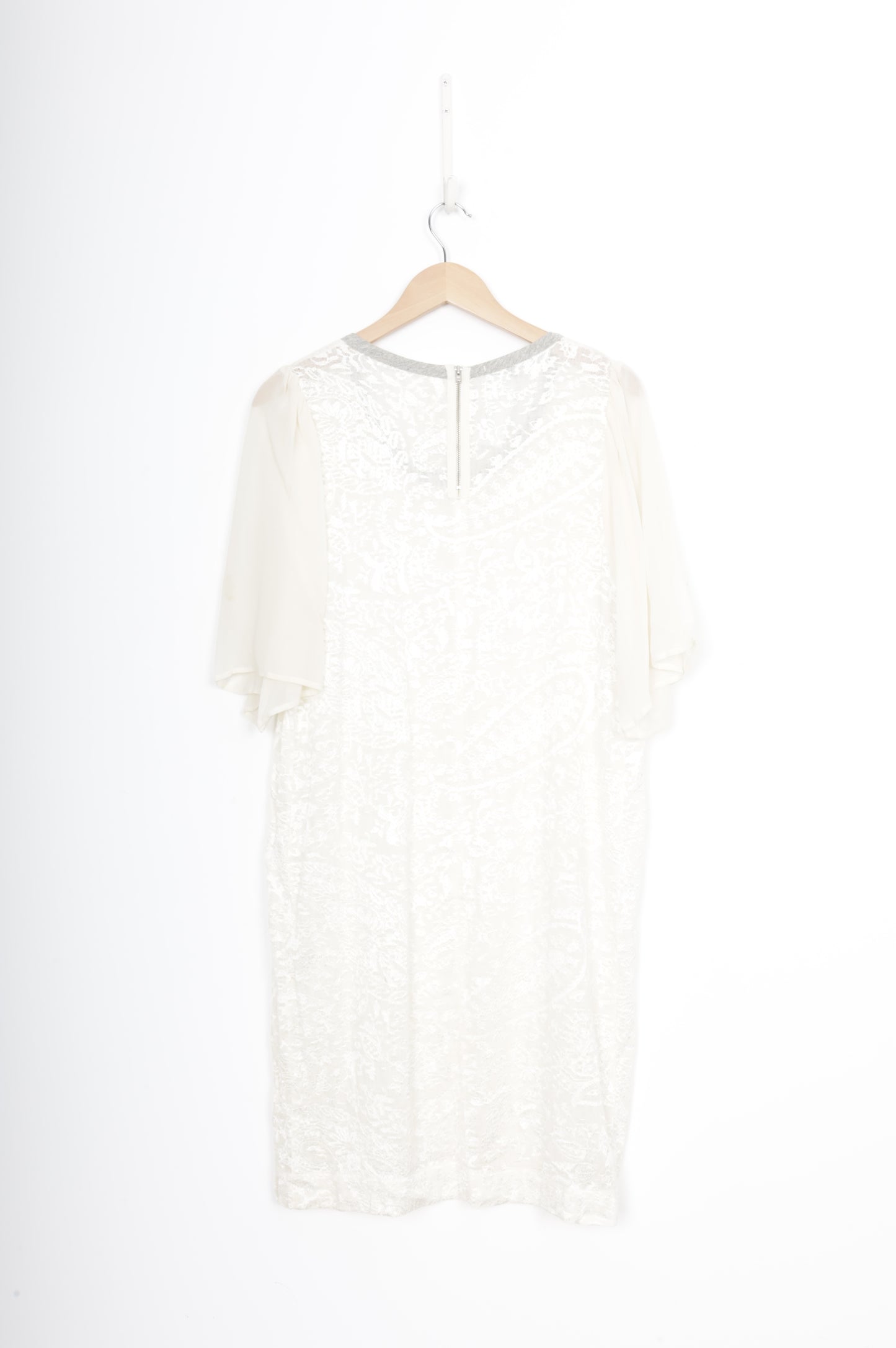 juliette hogan Womens White Dress Size 12