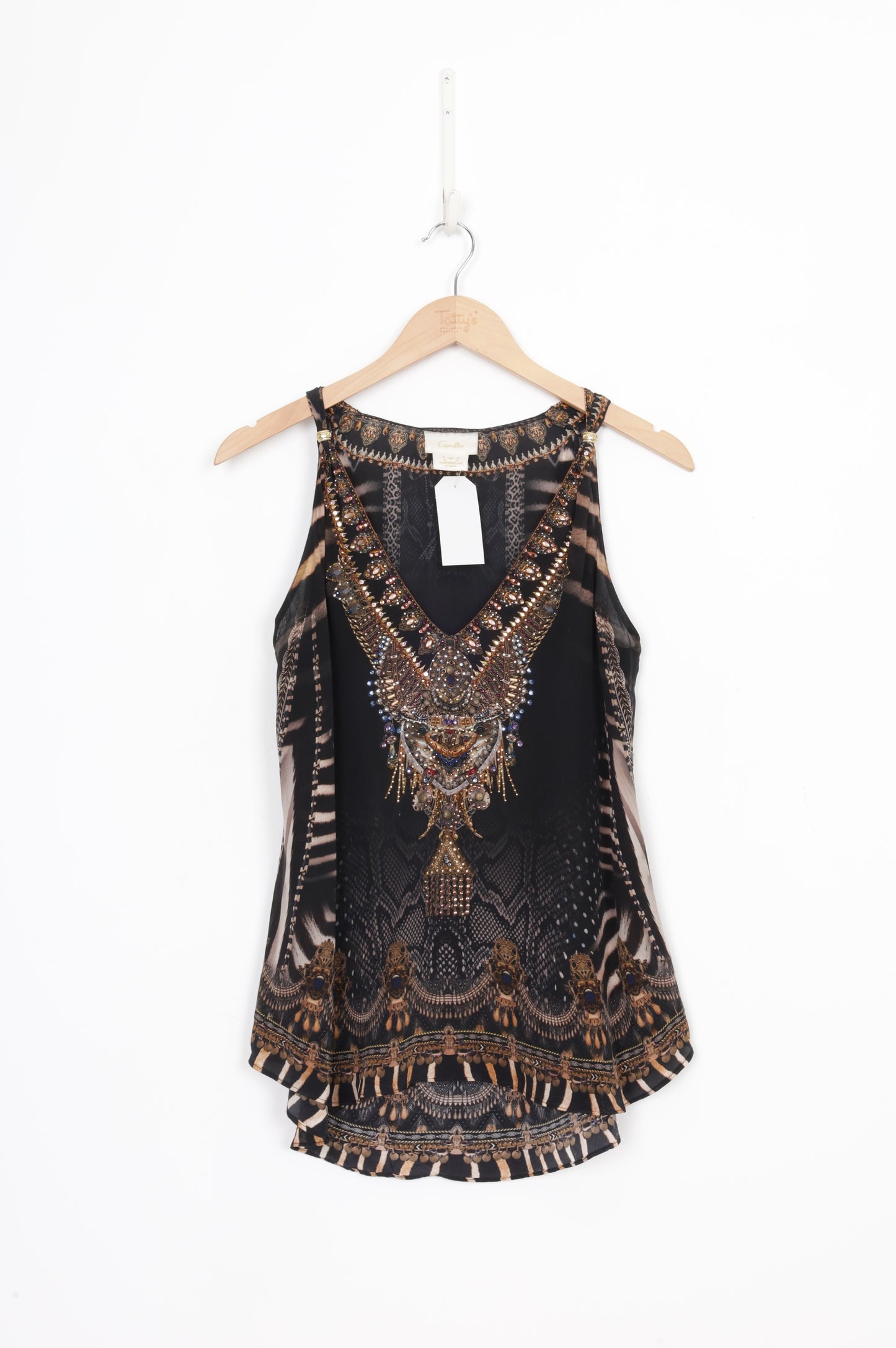 Camilla Womens Black Top Size XS