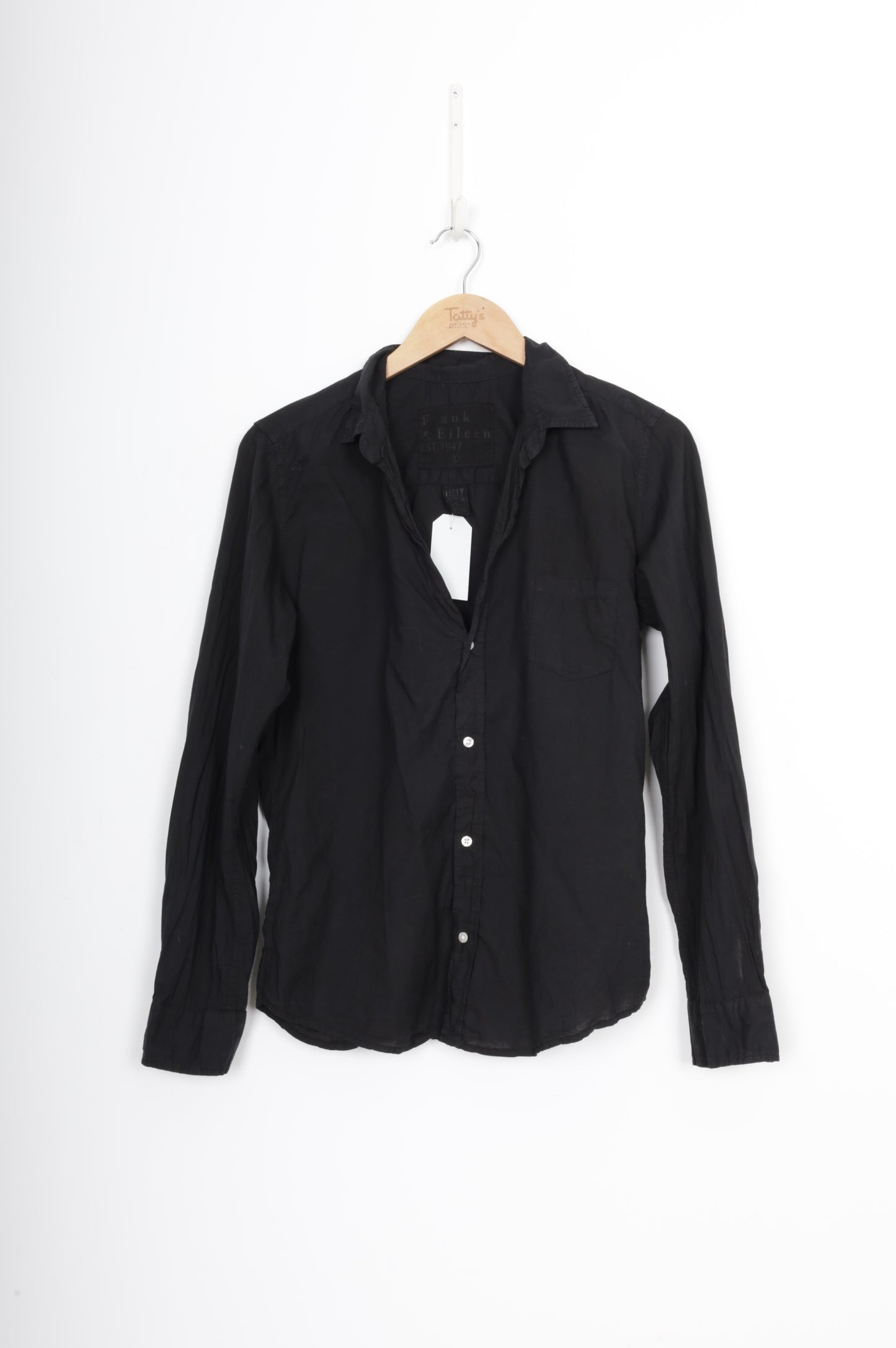 Frank & Eileen Womens Black Shirt Size L