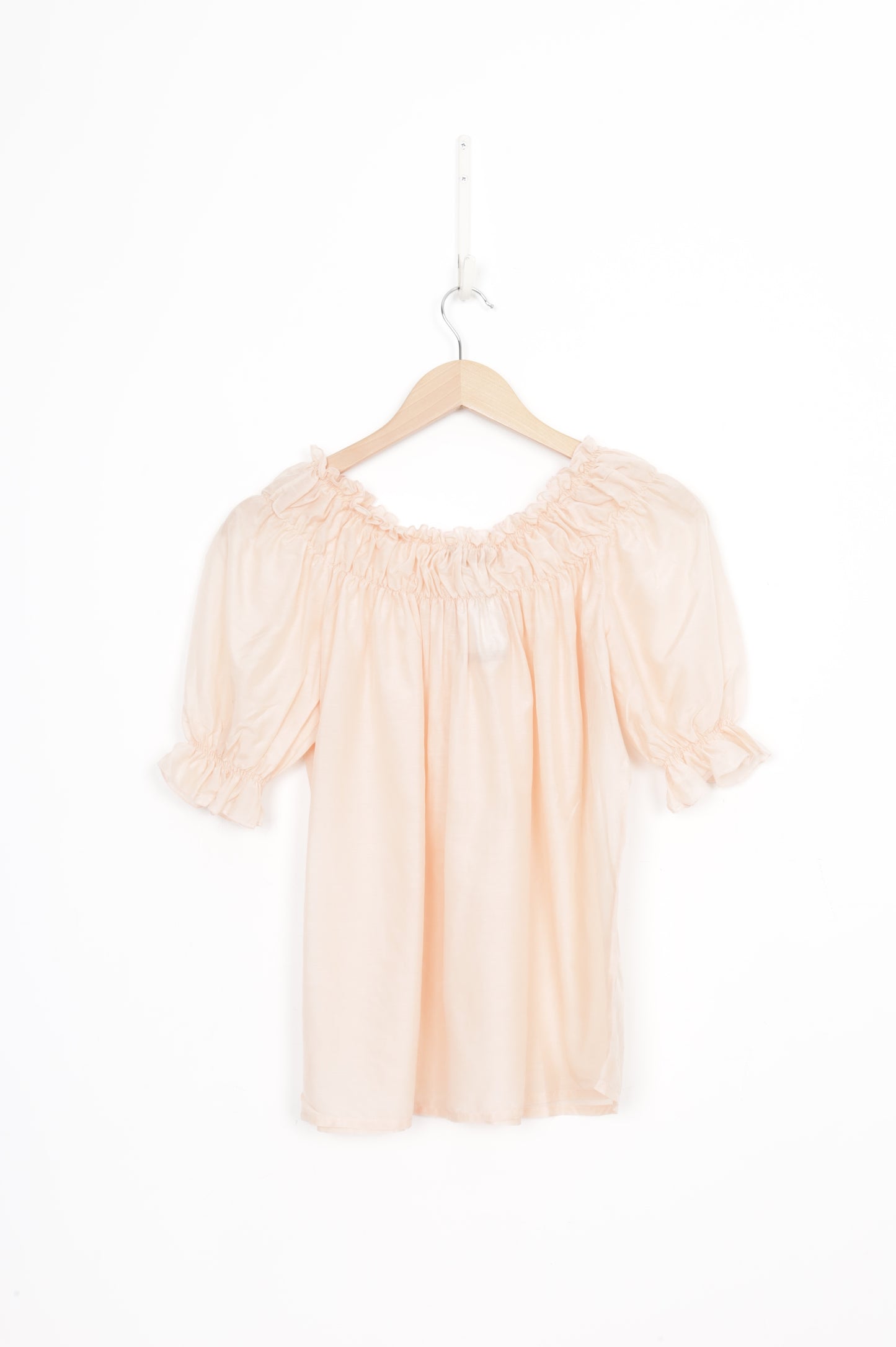 Helen Cherry Womens Orange Top Size M
