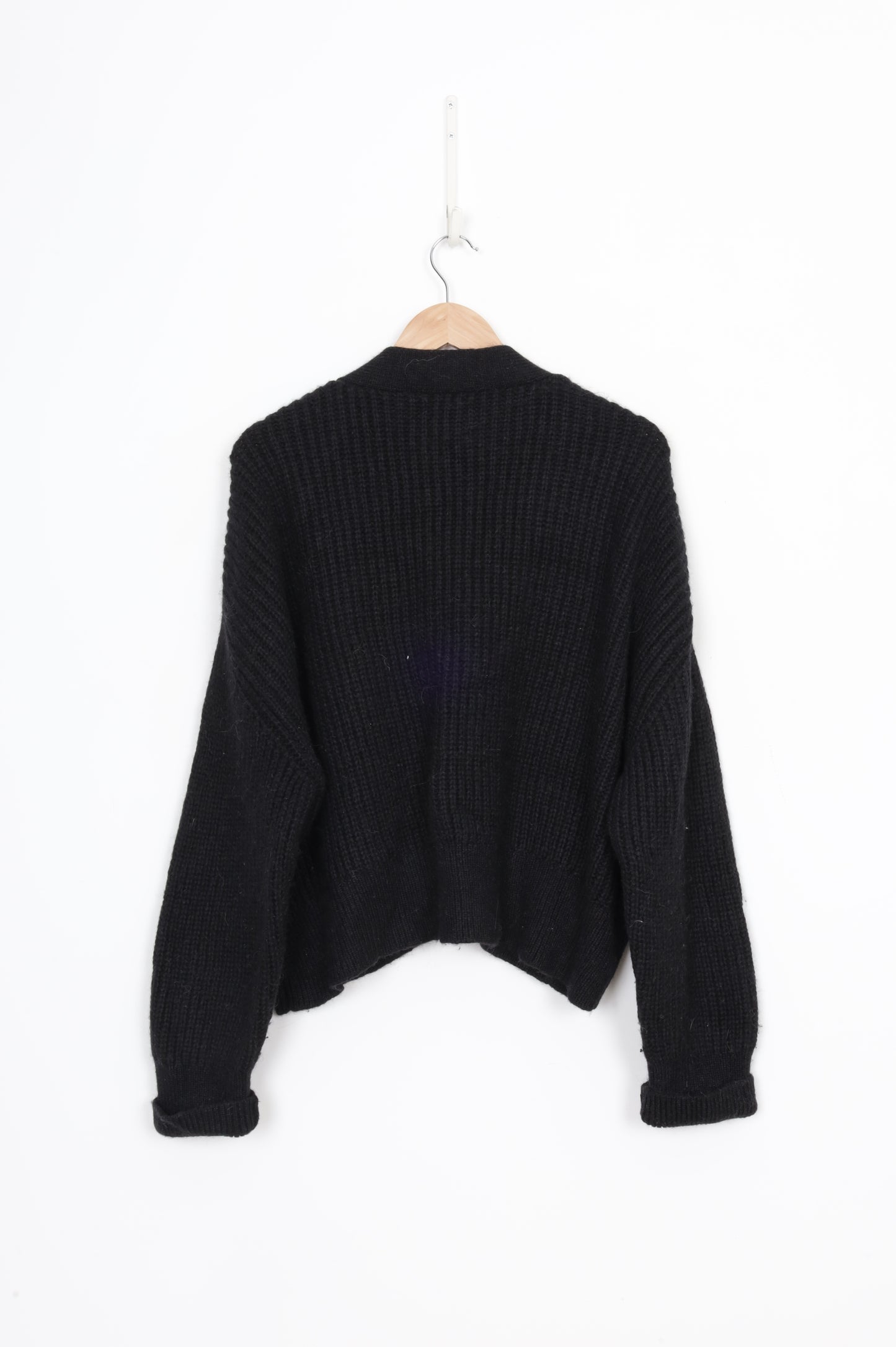Anine Bing Womens Black Cardigan Size L