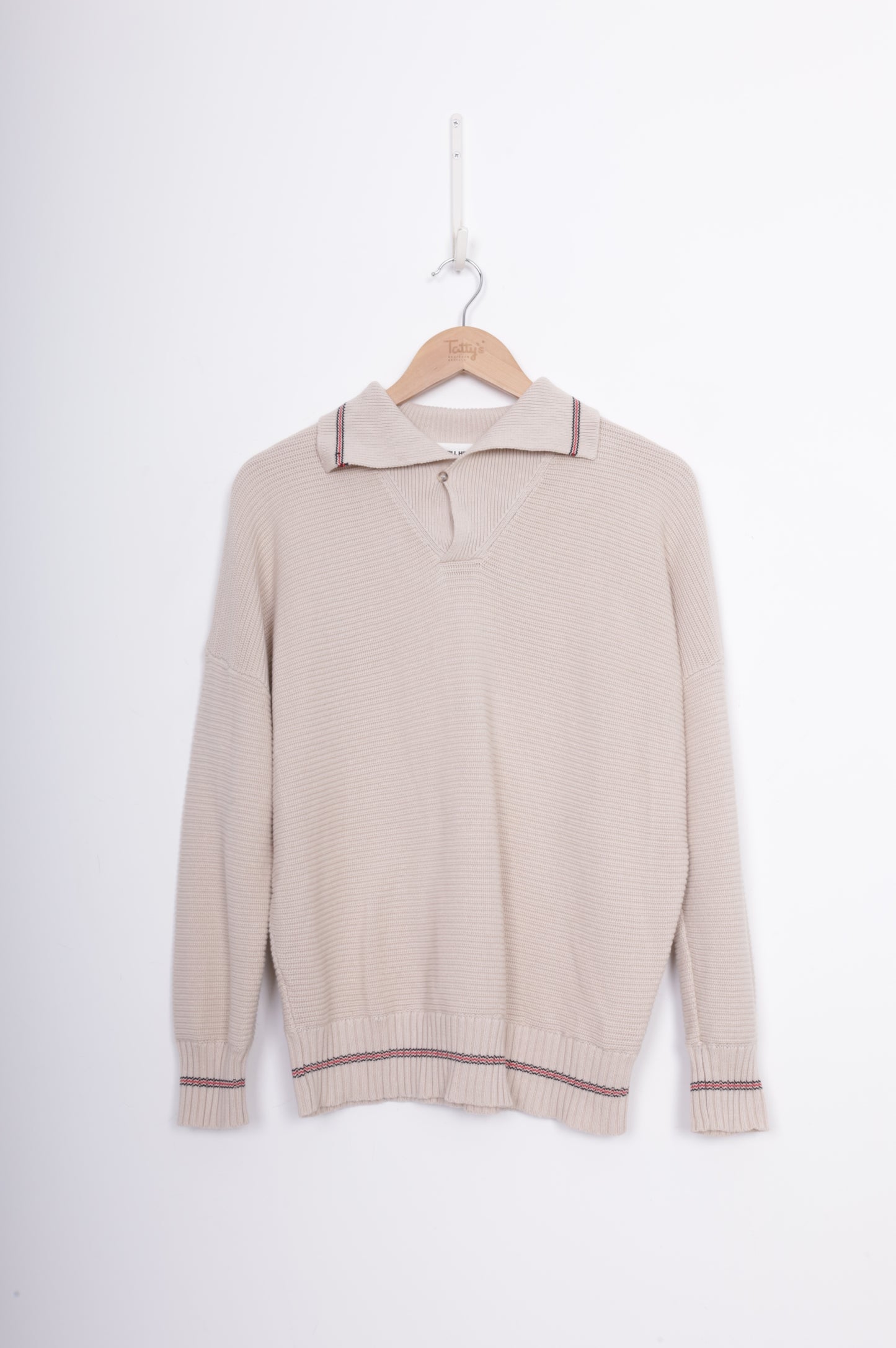Still Here Womens Beige Jumper Size M