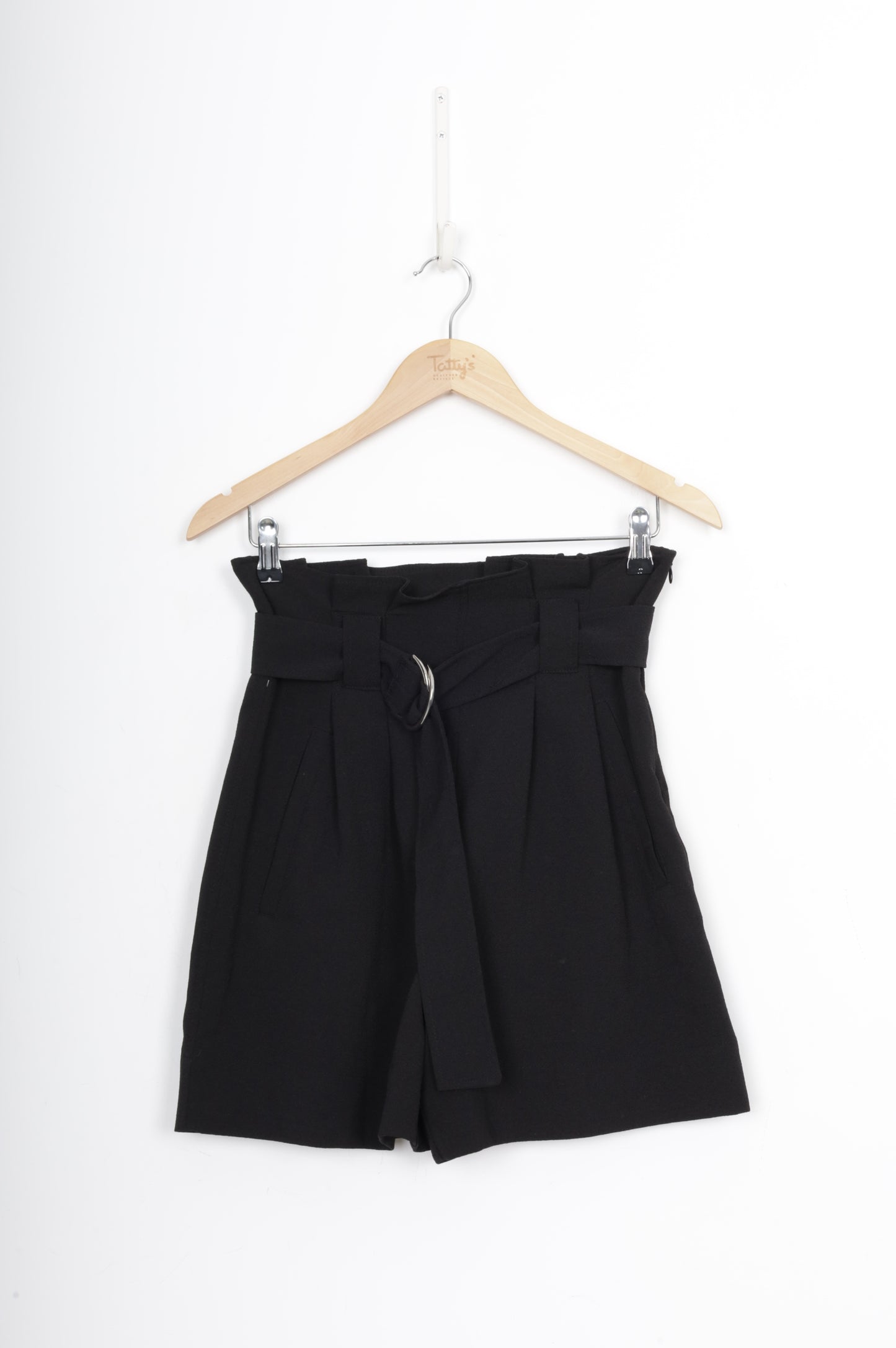 Ganni Womens Black Shorts Size 34