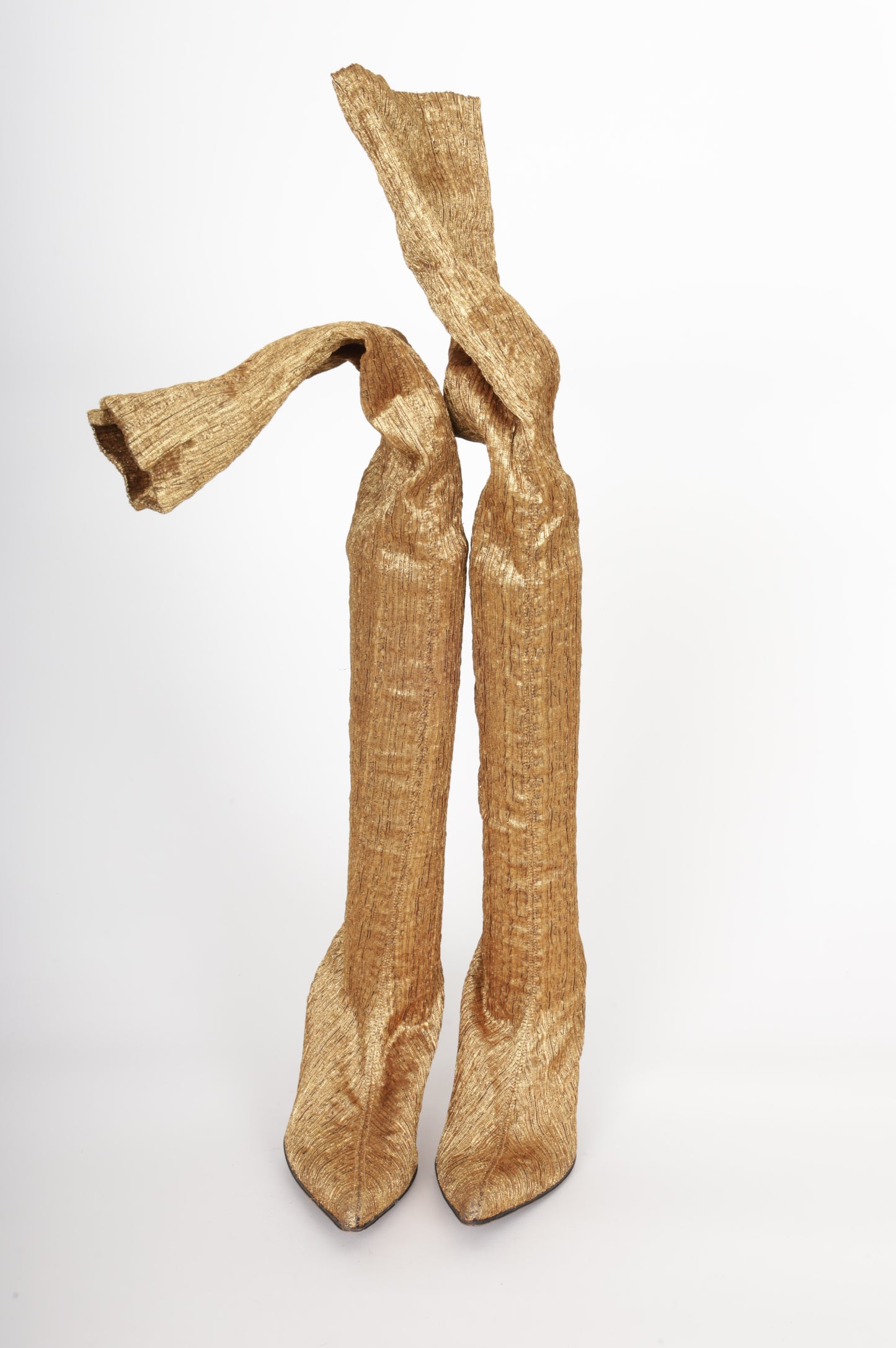 Maud Frizon Womens Gold Heels Size 40