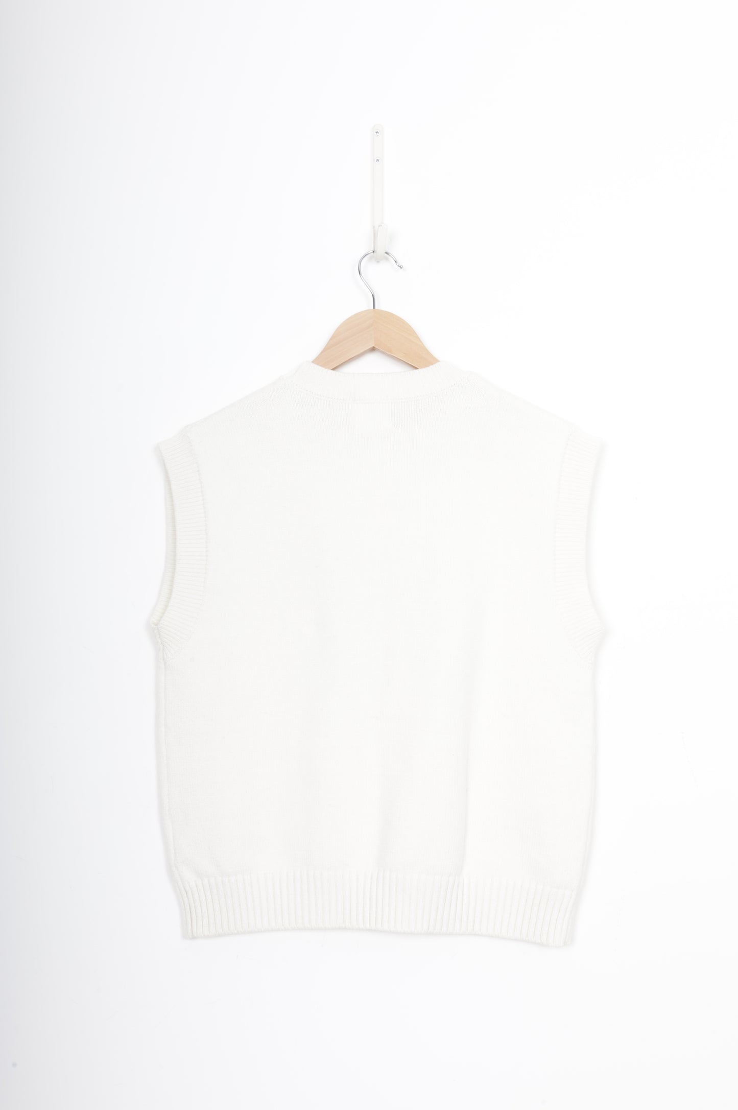 Ami Womens White Vest Size M
