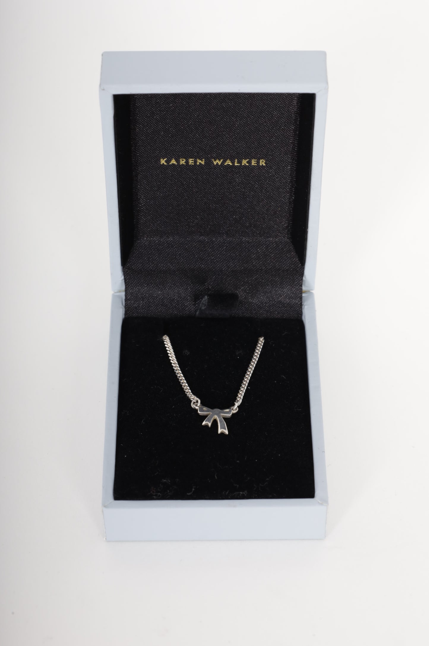 Karen Walker Womens Silver Necklace Size O/S