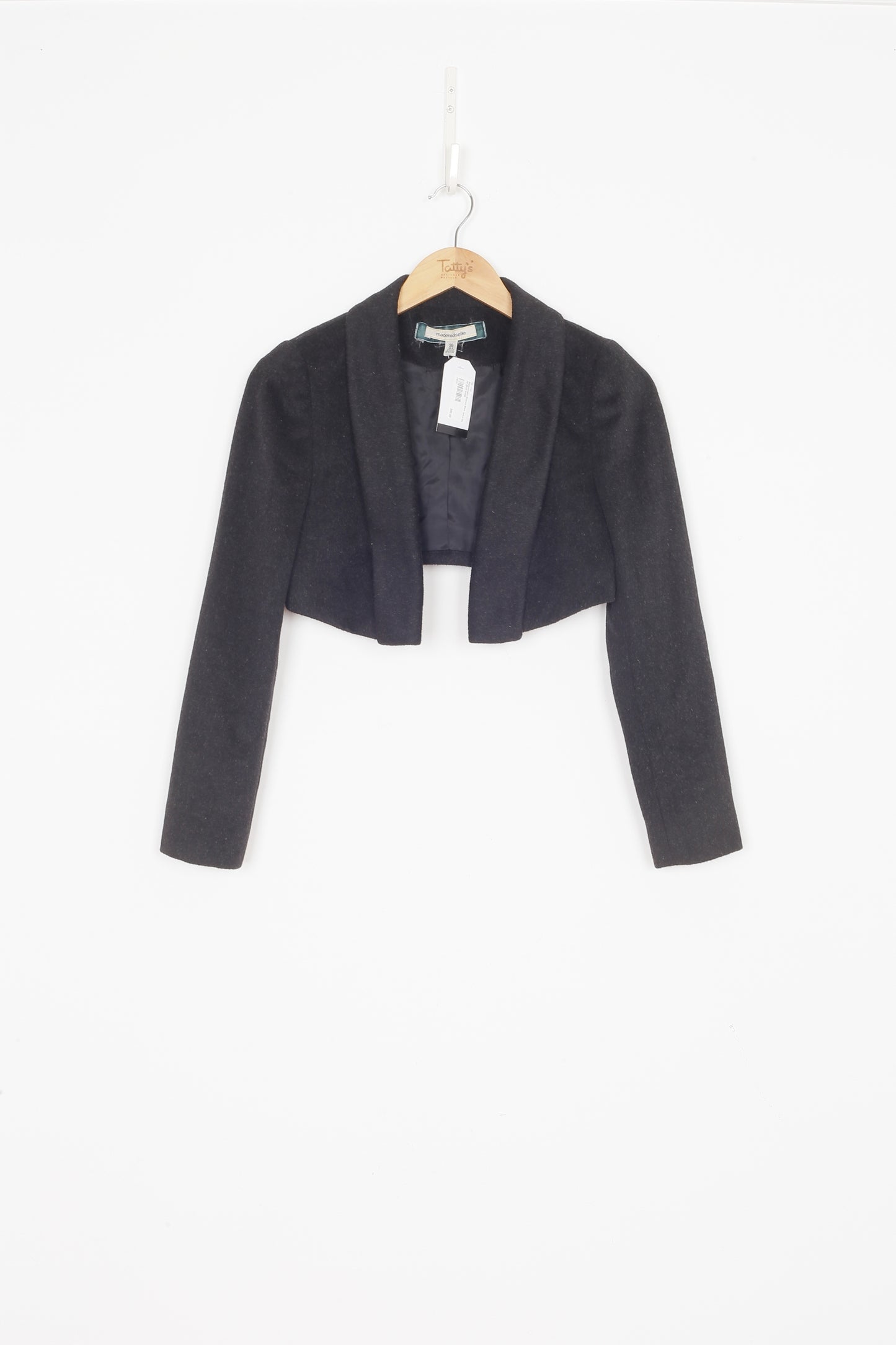 Mademoiselle Womens Black Jacket Size 36