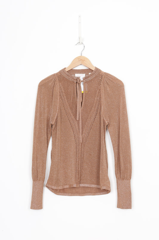 Sass & Bide Womens Brown Jumper Size S