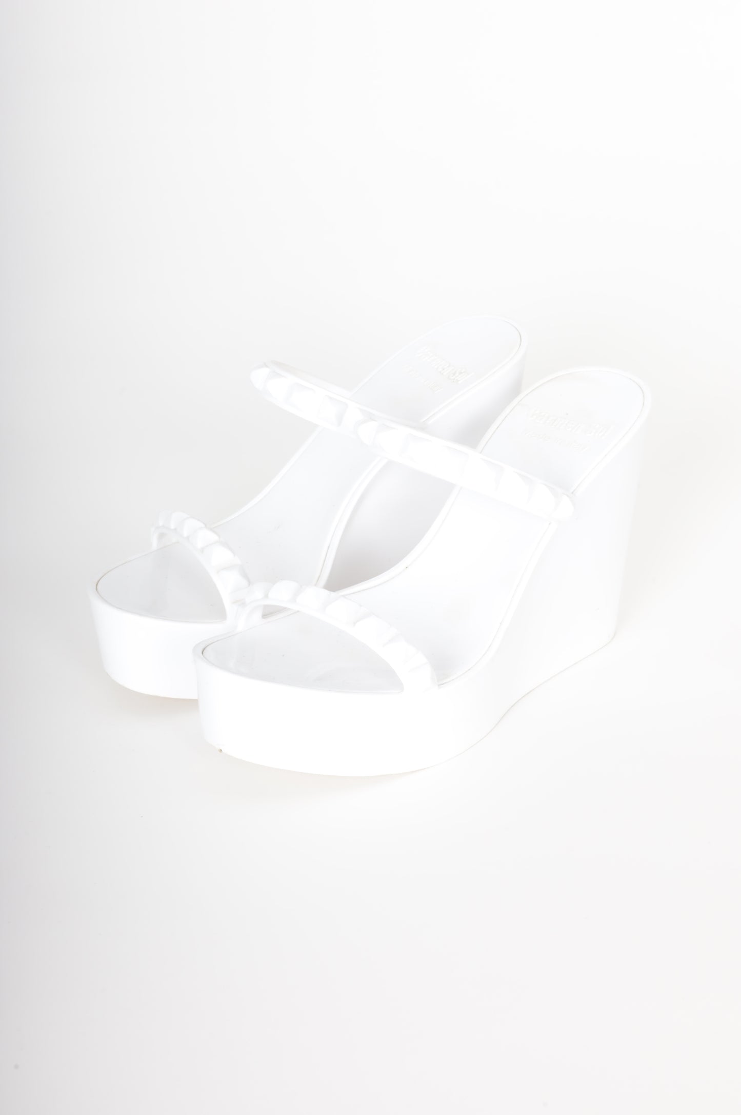 Carmen Sol Womens White Heels Size EU 38