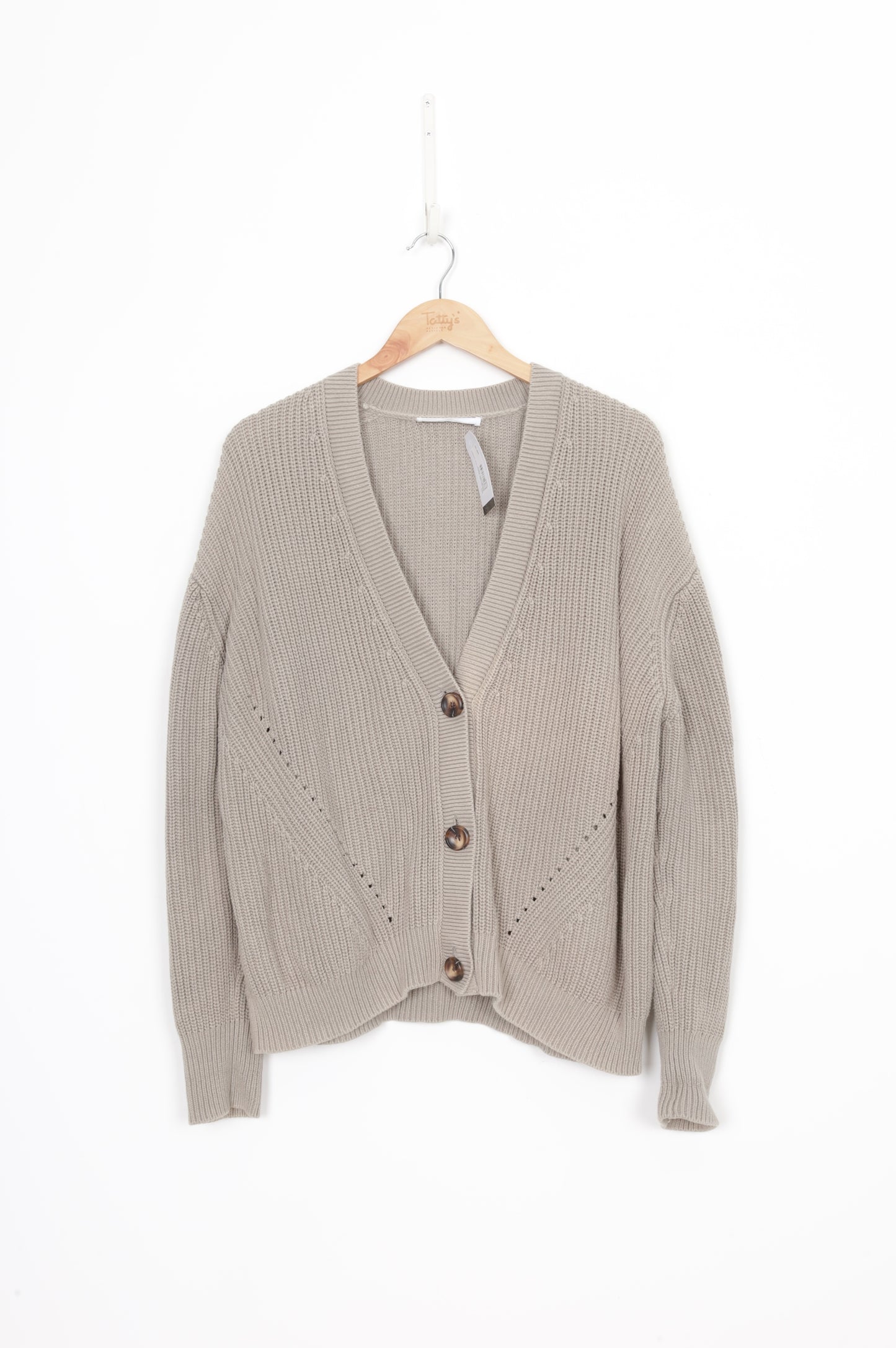 Assembly Label Womens Grey Cardigan Size XS