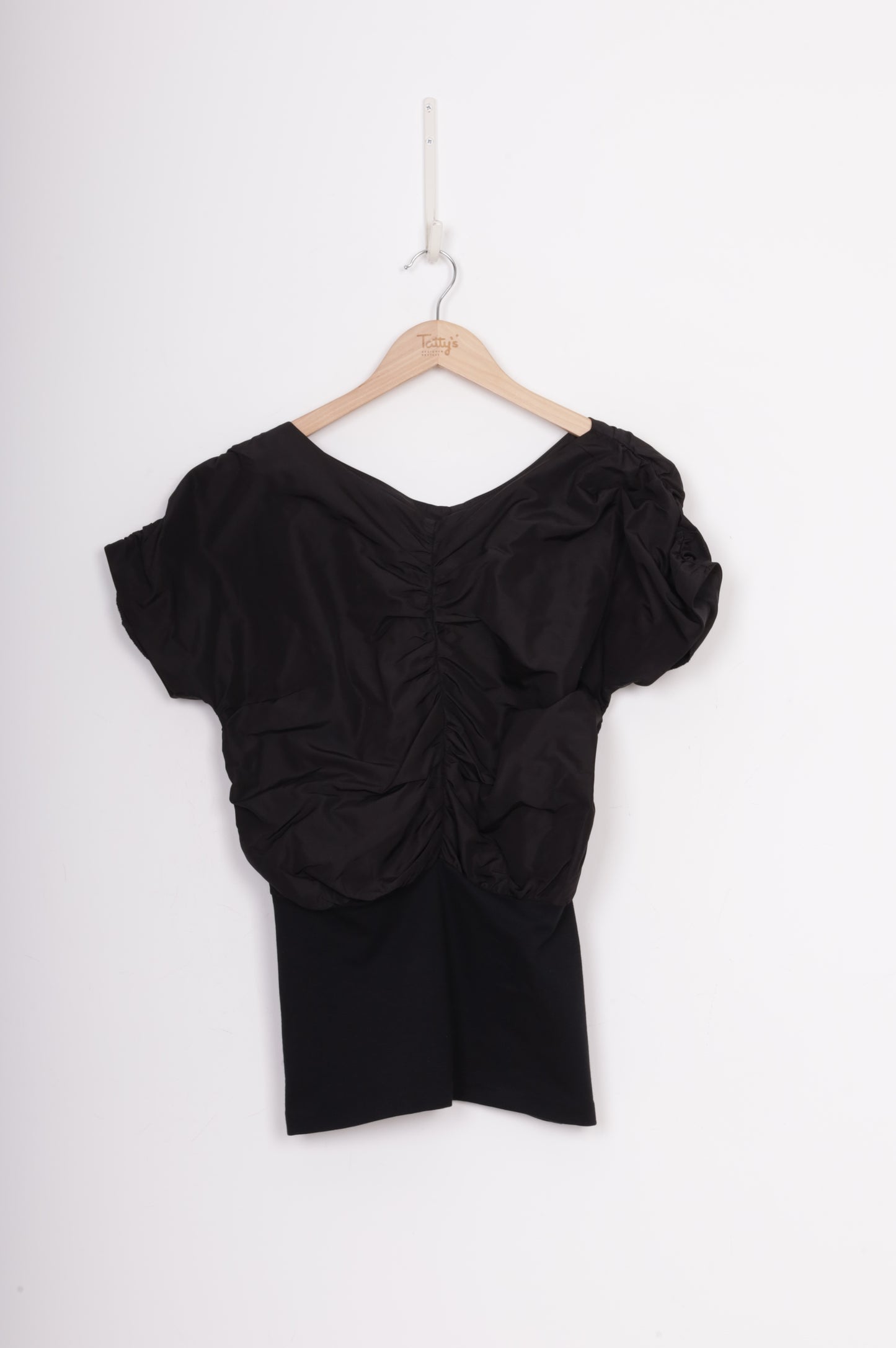 Benjamin Alexander Womens Black Top Size 12