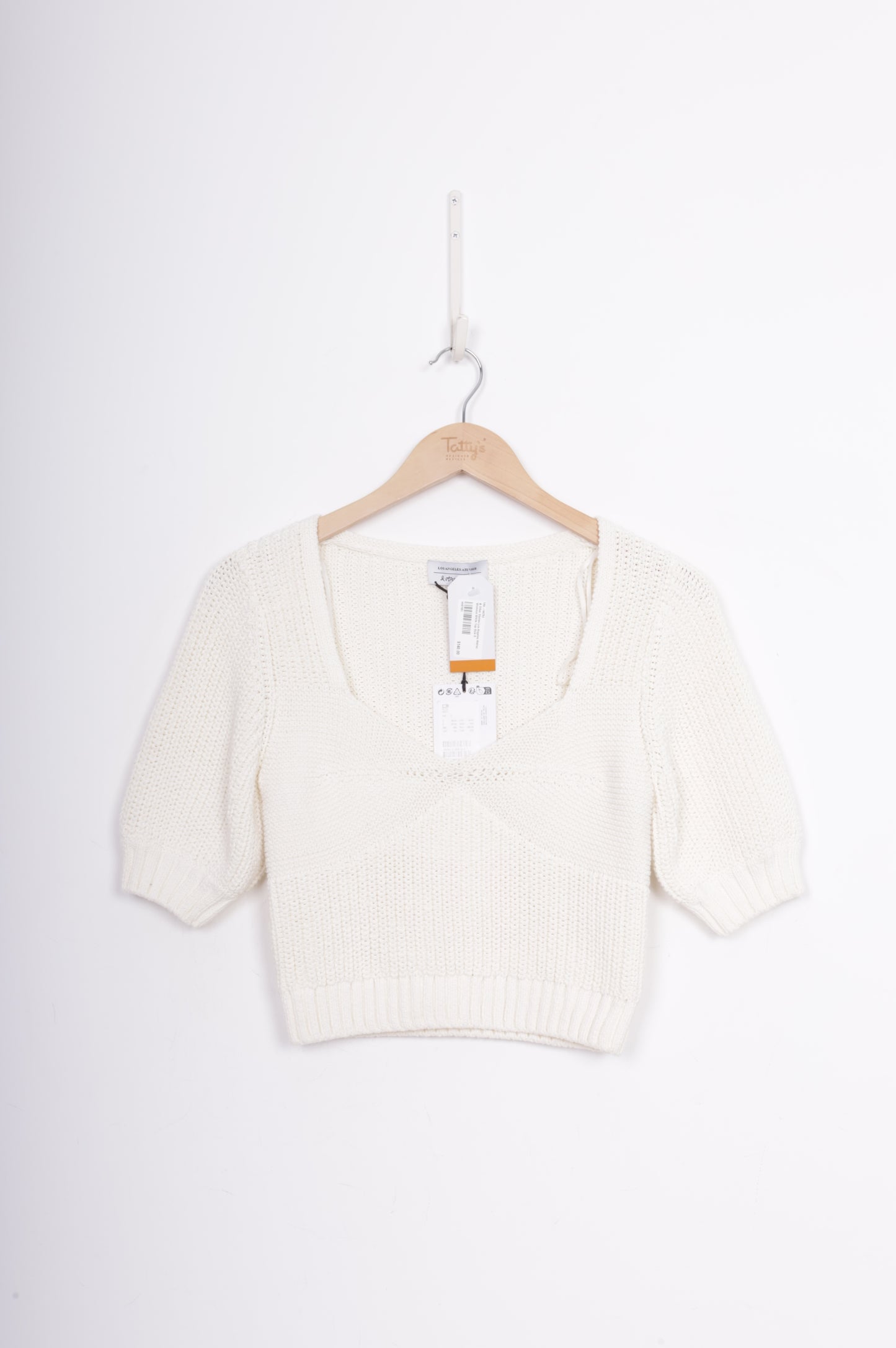 & Other Stories Los Angeles Atelier Womens White Top Size S