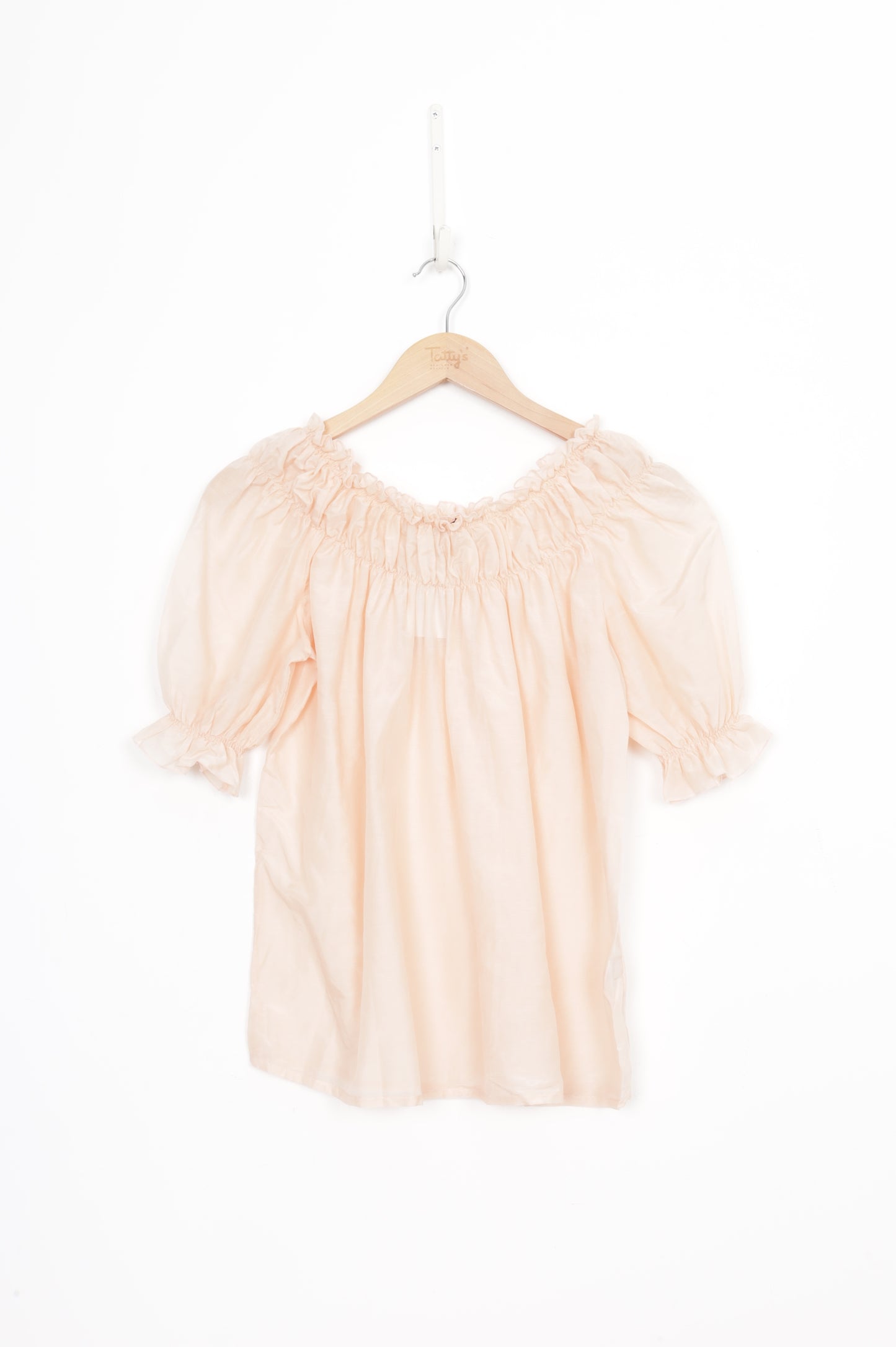 Helen Cherry Womens Orange Top Size M