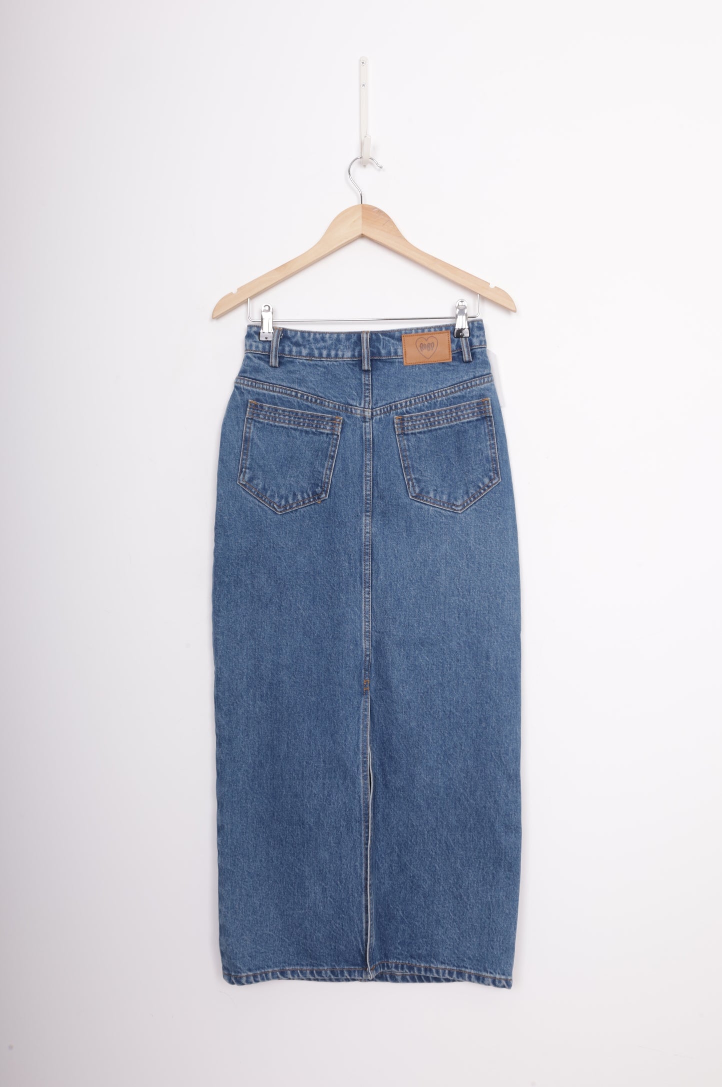 Ruby Womens Blue Maxi Skirt Size 6