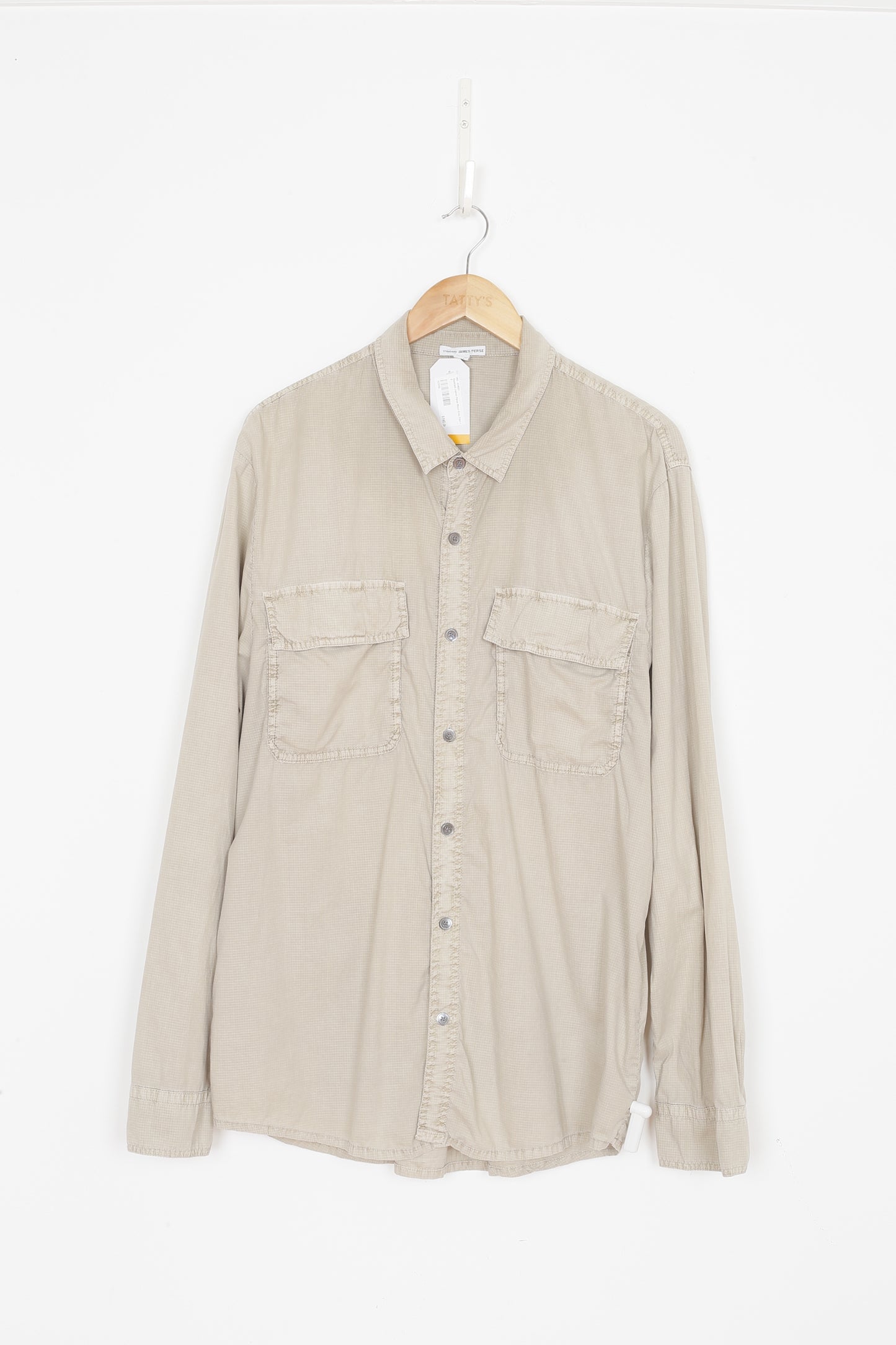 Standard James Perse Mens Grey Shirt Size 4