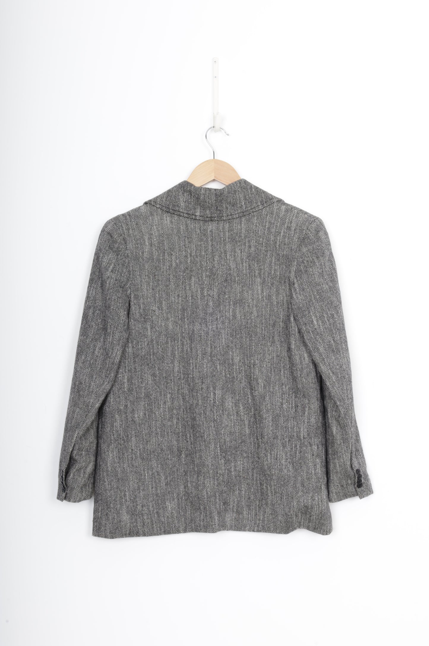 juliette hogan Womens Grey Blazer Size 8