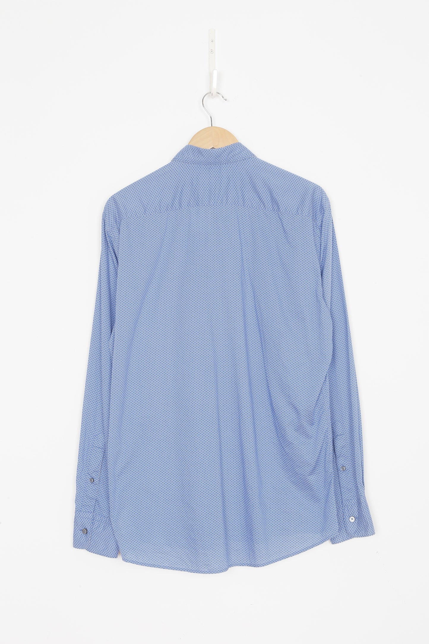 Ermenegildo Zegna Mens Blue Shirt Size L