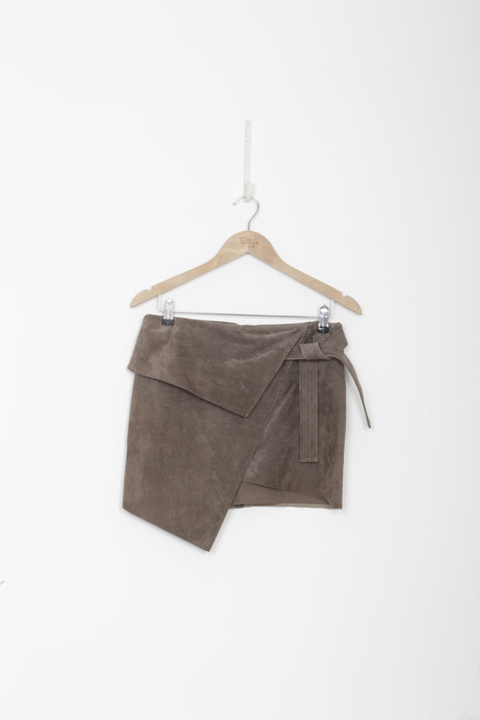 Bec & Bridge Womens Brown Mini Skirt Size 8