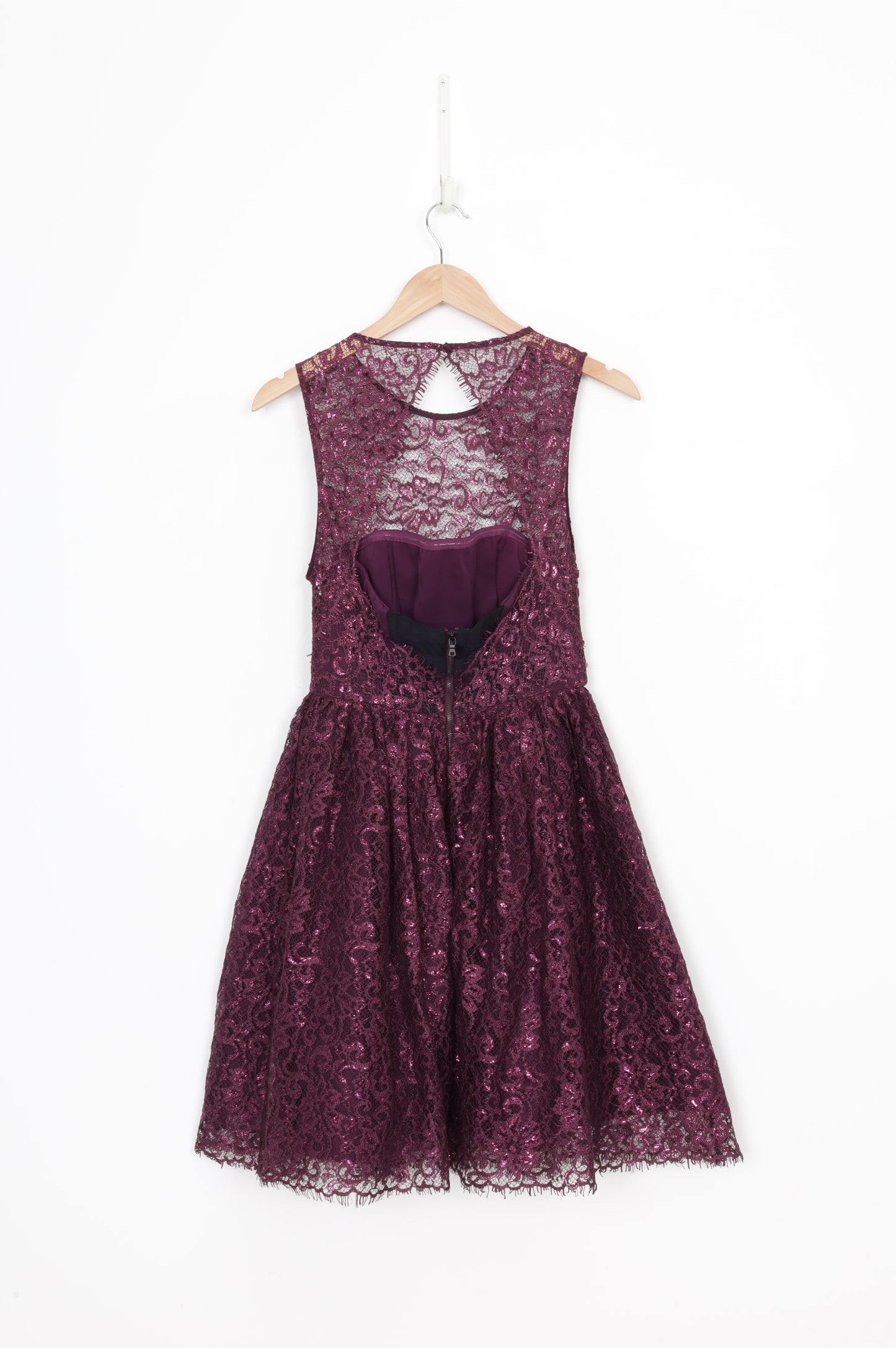 Alice + Olivia Womens Purple Dress Size S