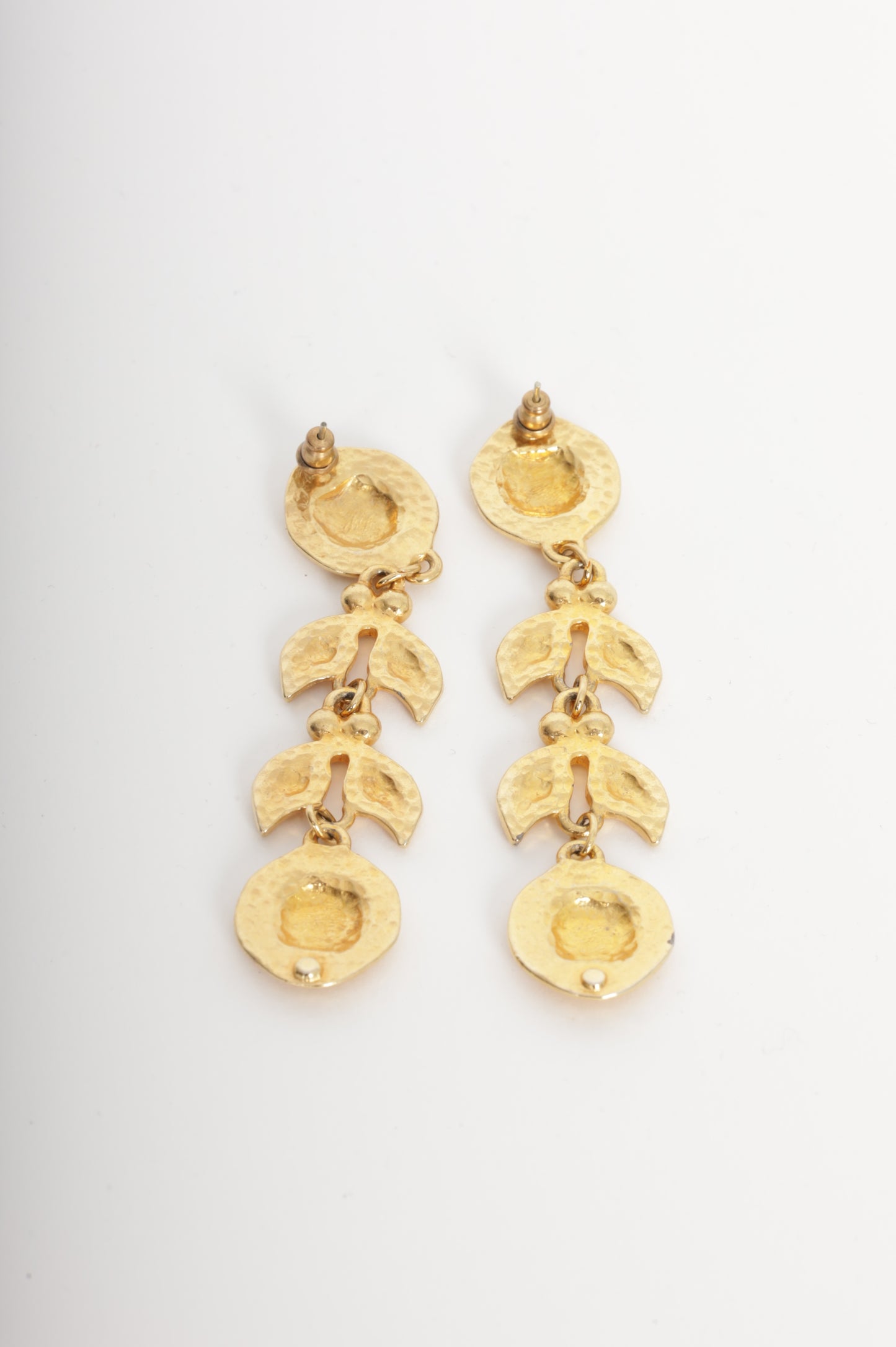 No Label Womens Metallic Earrings Size O/S
