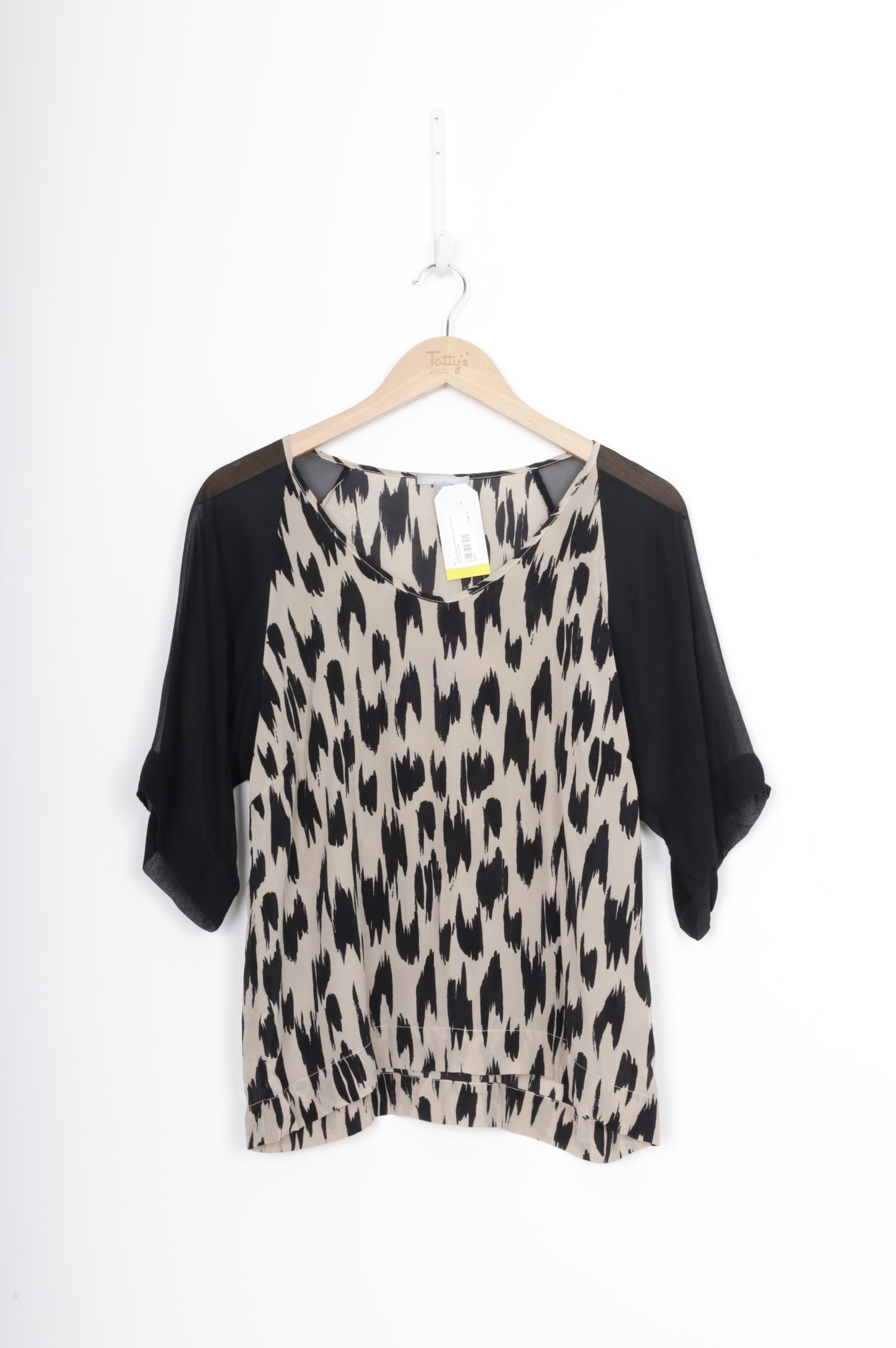 Juliette Hogan Womens Black Top Size 12 MO