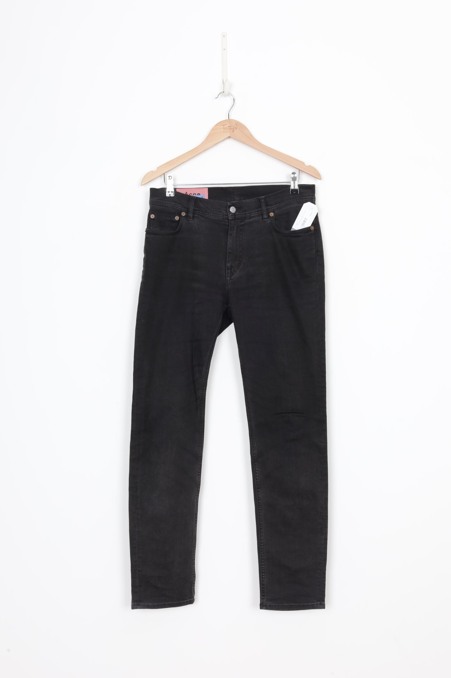 Acne Studios Mens Black Jeans Size W 32