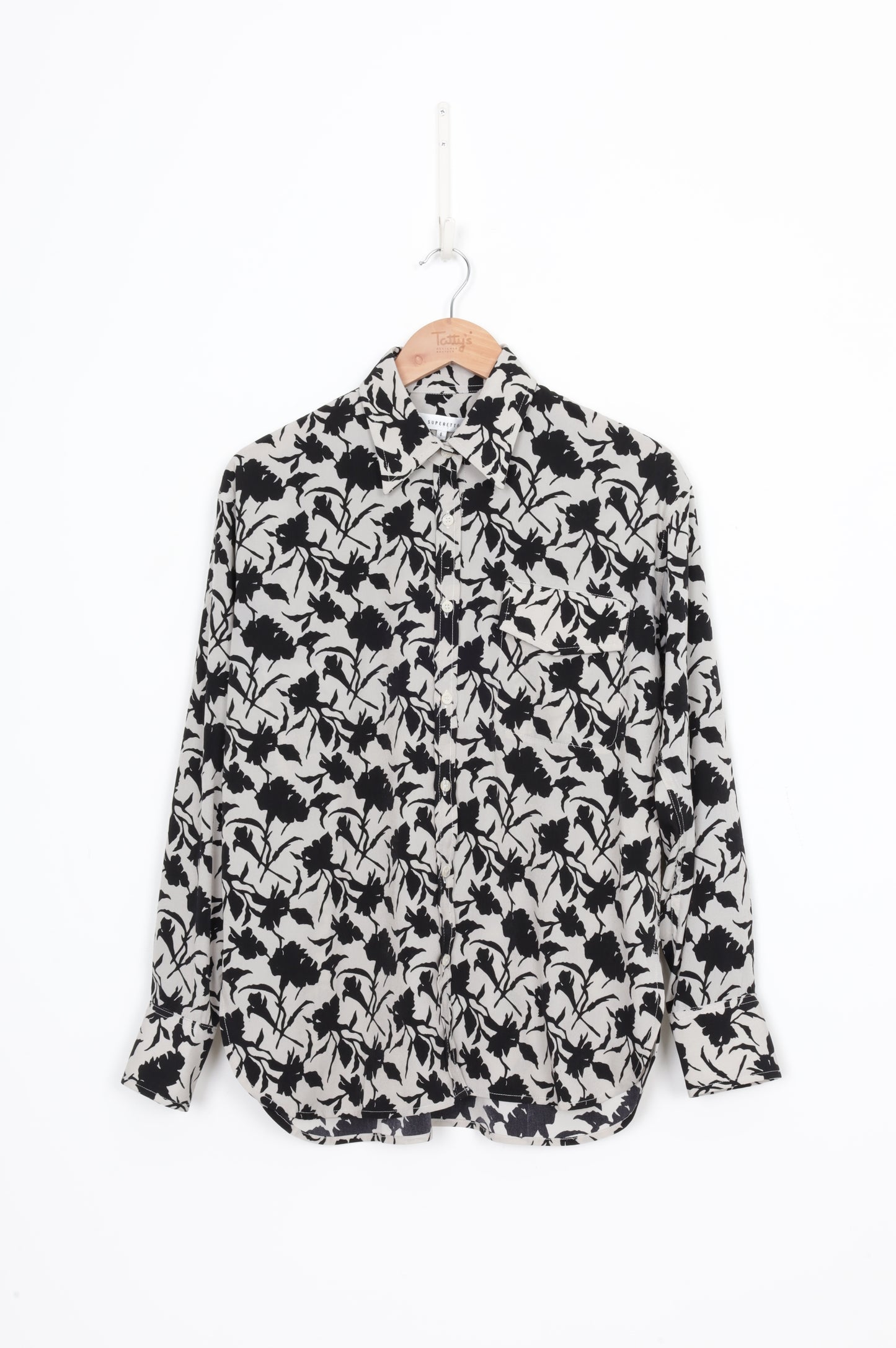 Superette Womens Grey Shirt Size 6
