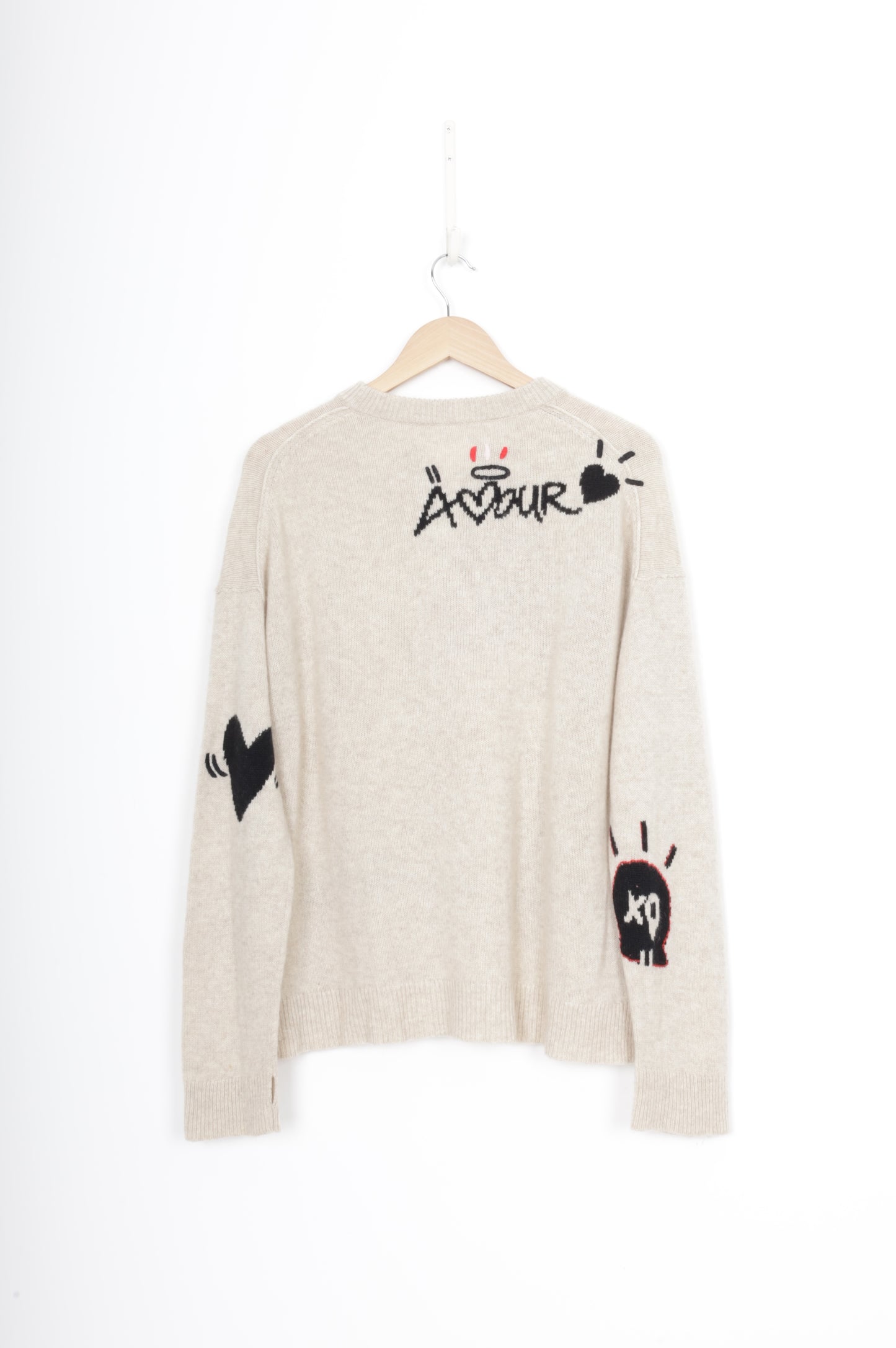 Zadig & Voltaire Womens Beige Jumper Size L