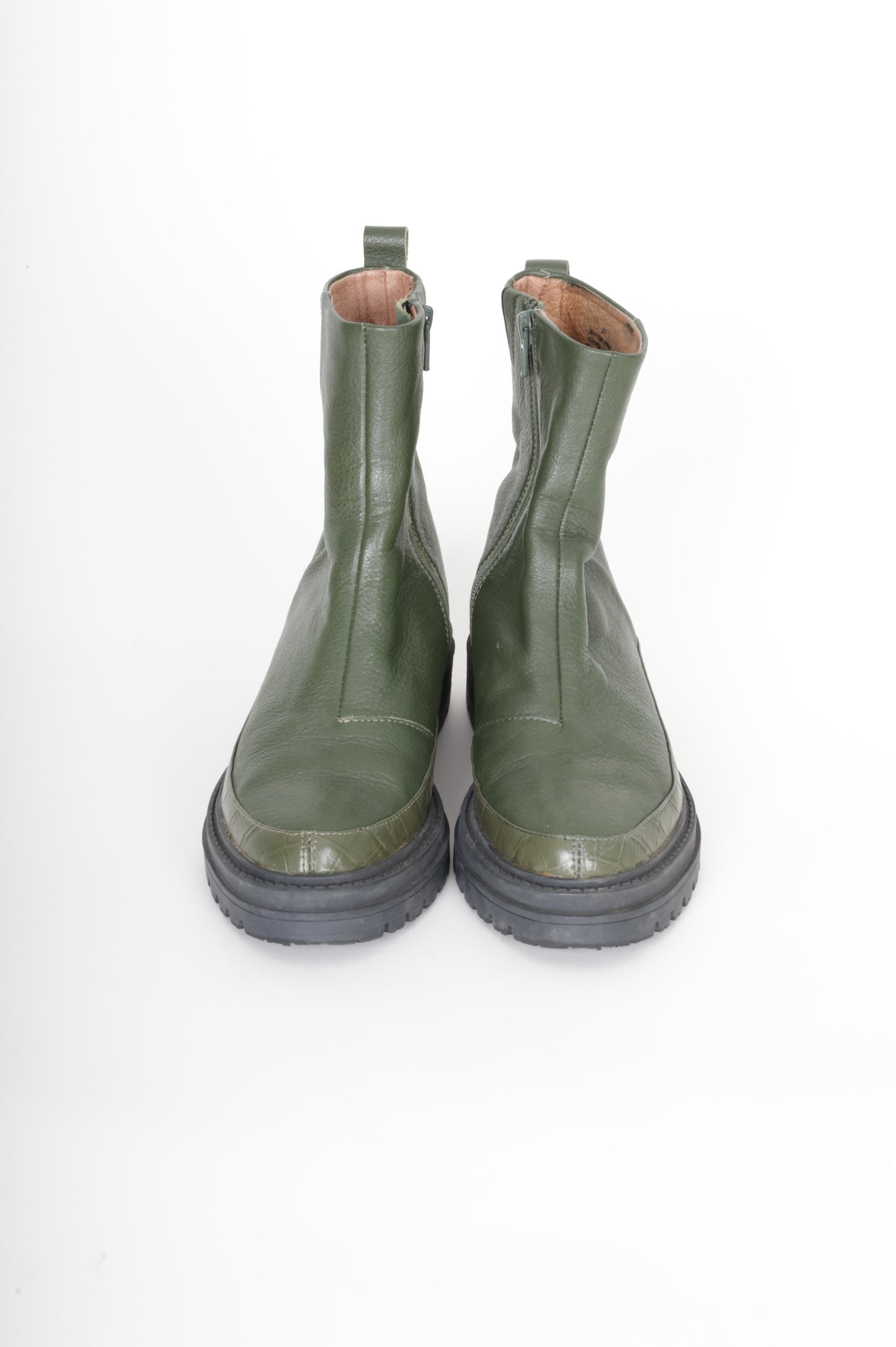 Mi Piaci Womens Green Boots Size EU 37