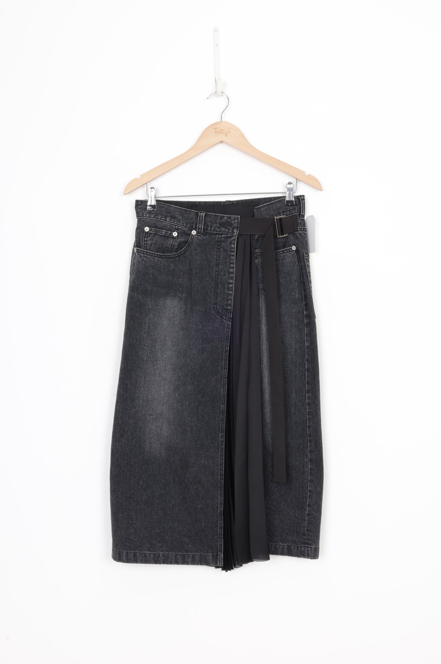 Sacai Womens Grey Skirt Size 3