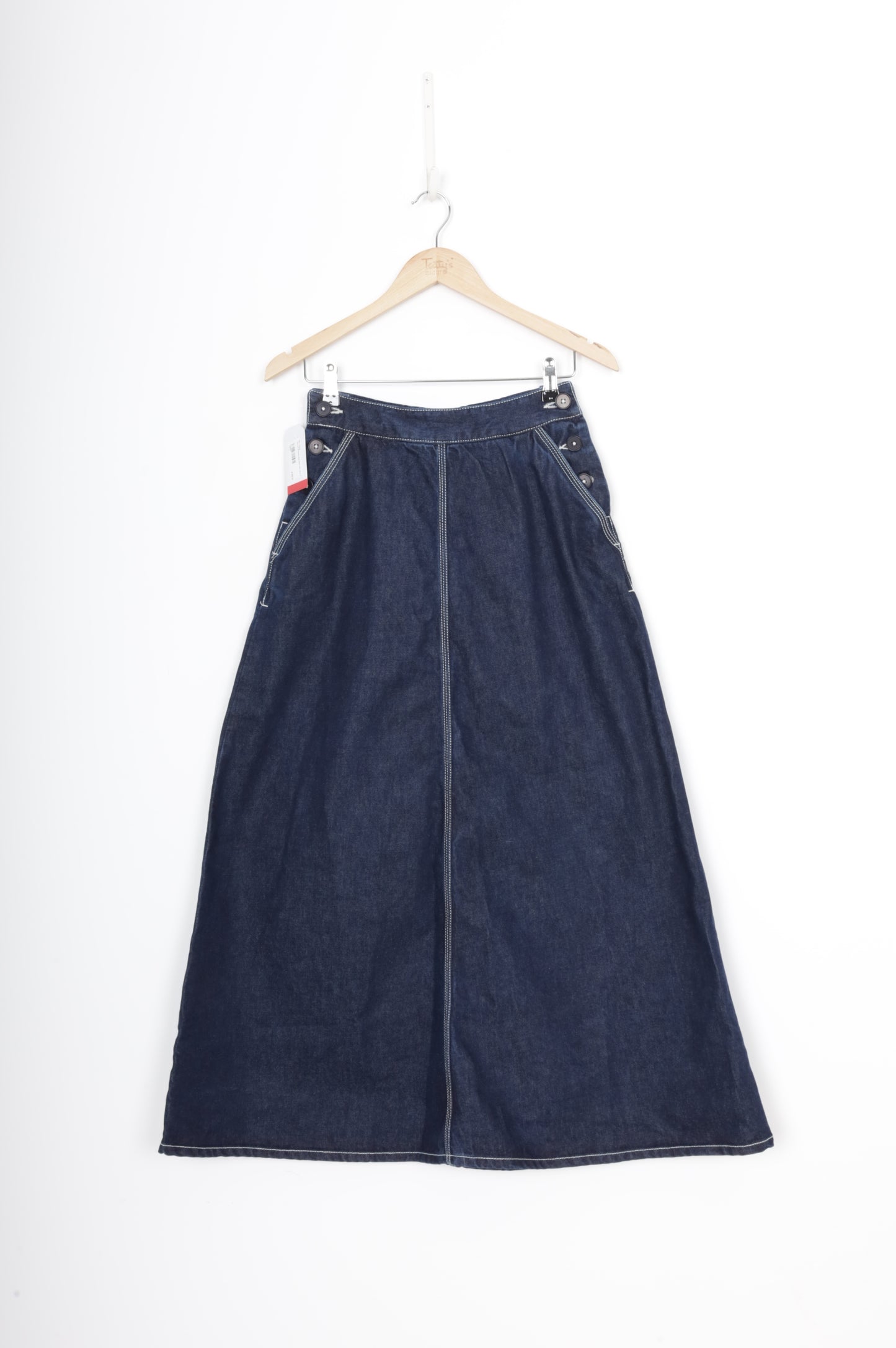Kowtow Womens Blue Maxi Skirt Size XS