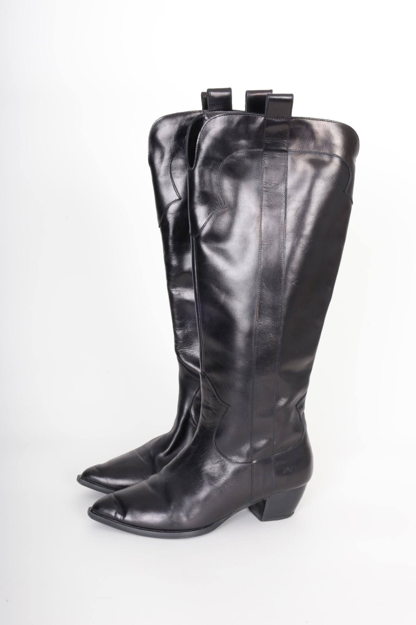 DOF Womens Black Boots Size EU 38