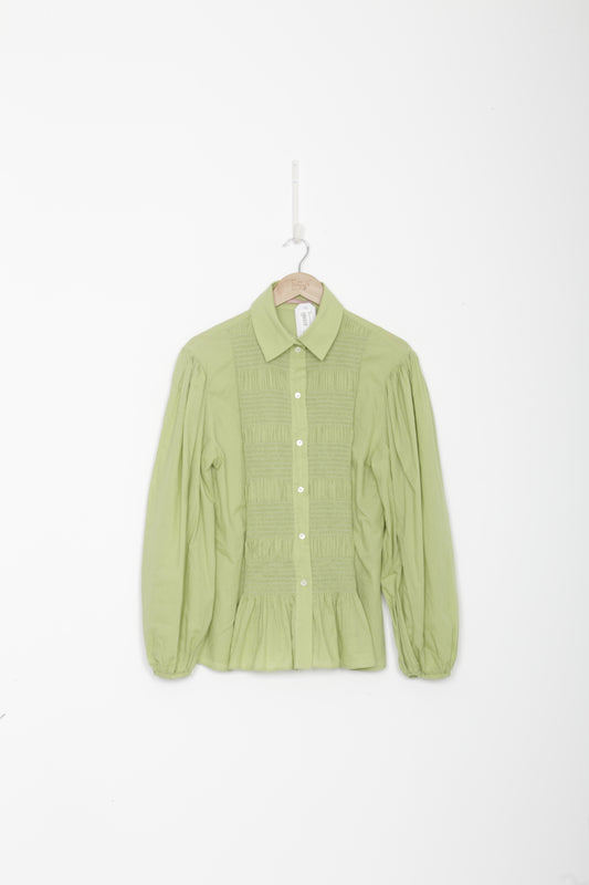 Maggie Marilyn Womens Green Blouse Size 12