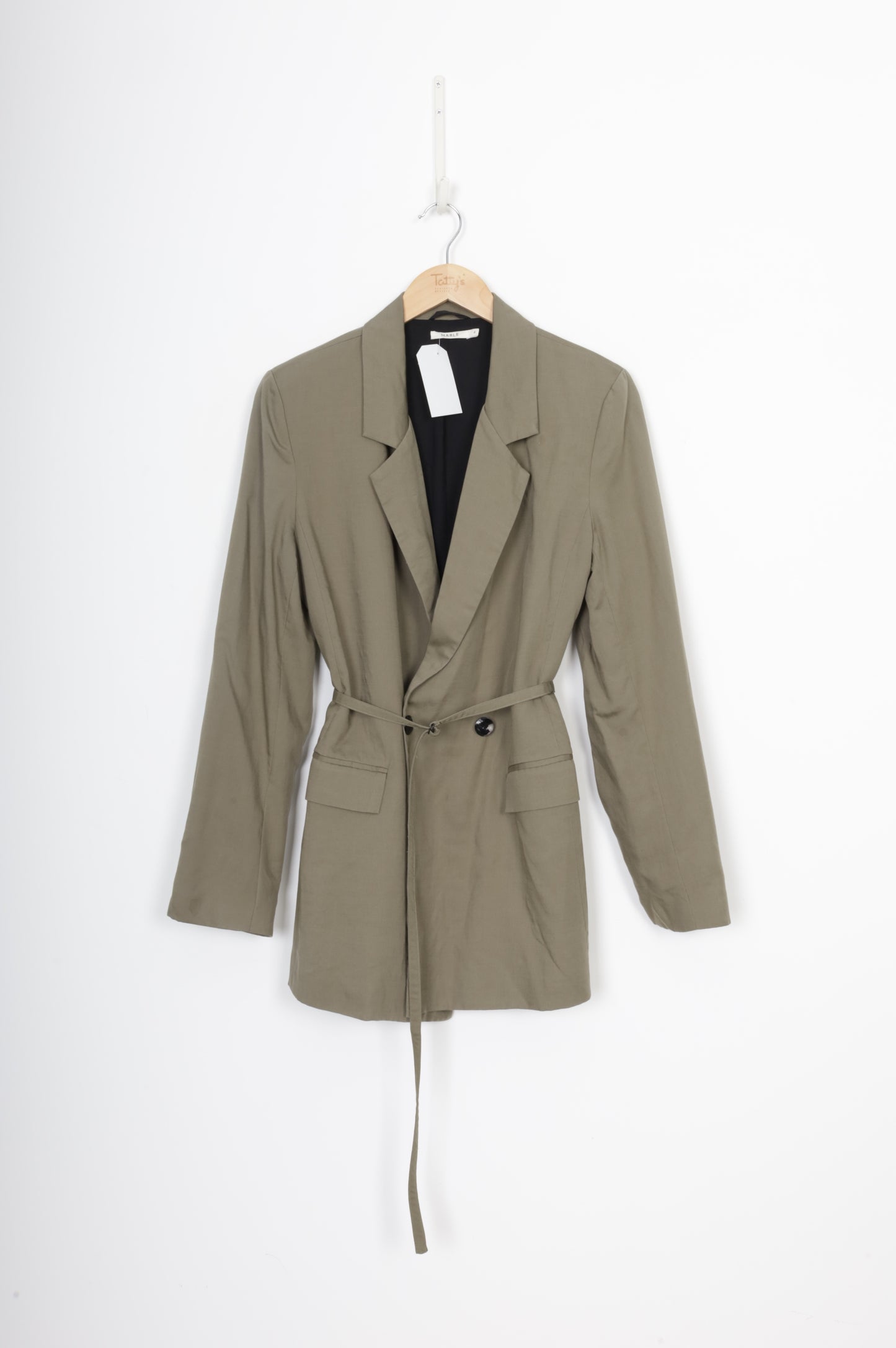 Marle Womens Green Blazer Size 6