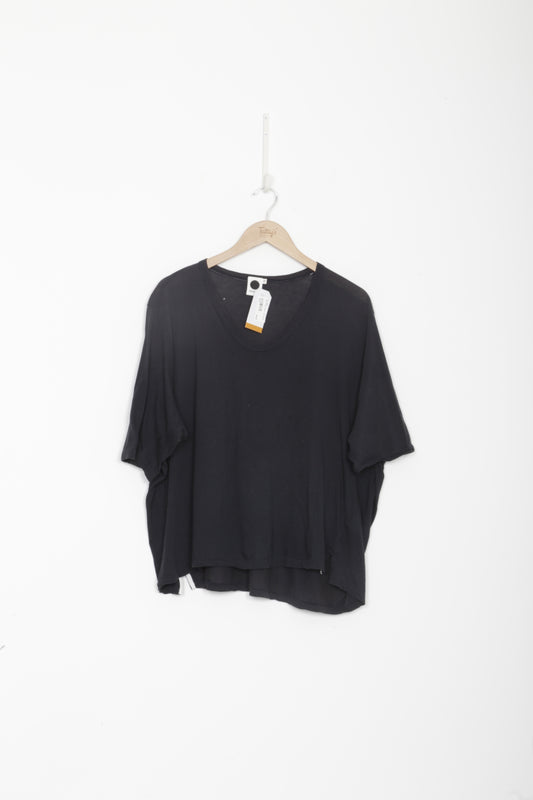Ksubi Womens Black T-shirt Size XL