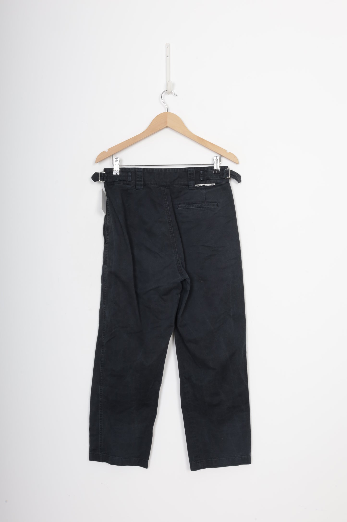 Maison Kitsune Womens Black Pants Size EU 38