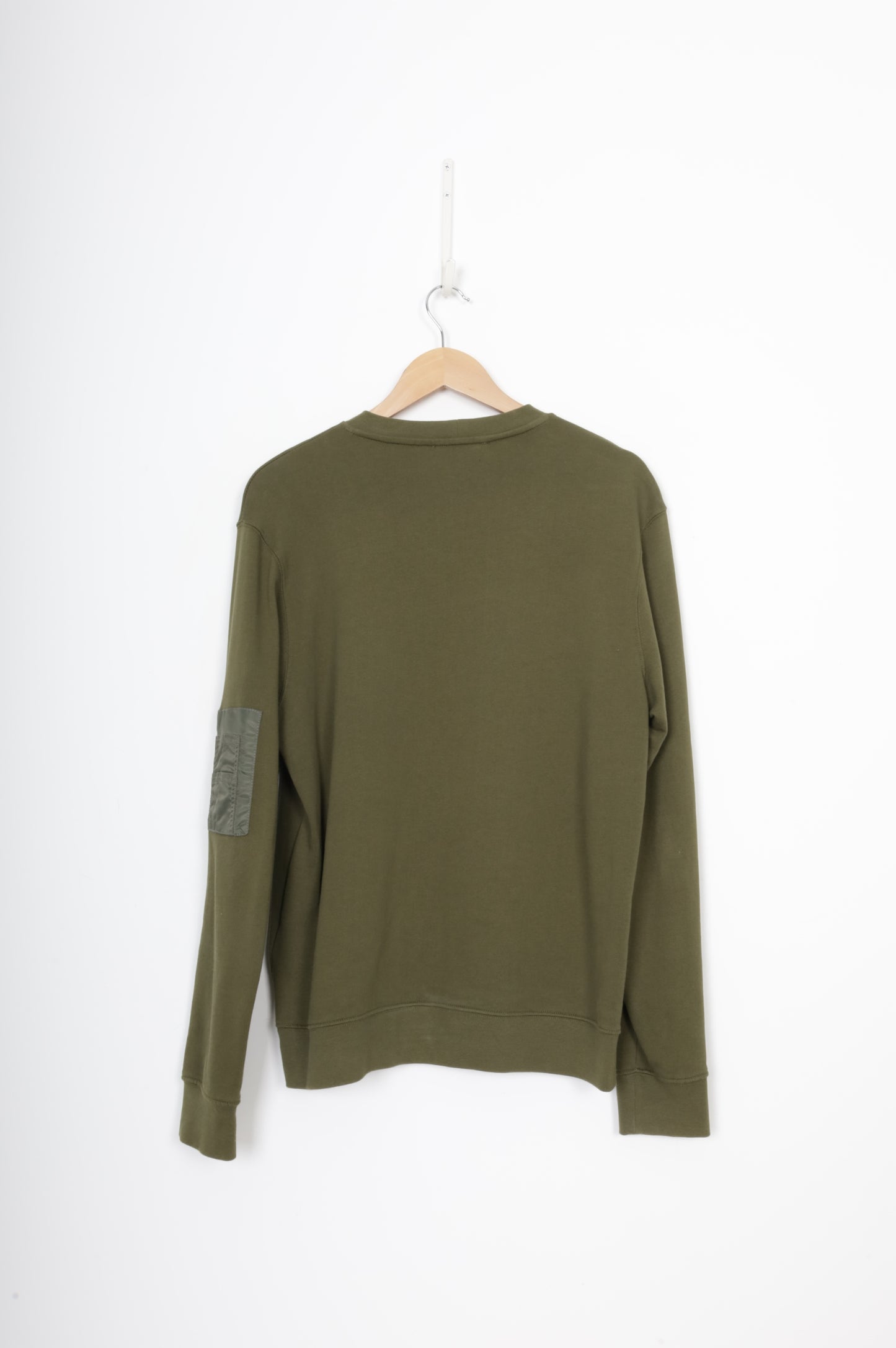 Sandro Mens Green Sweatshirt Size M