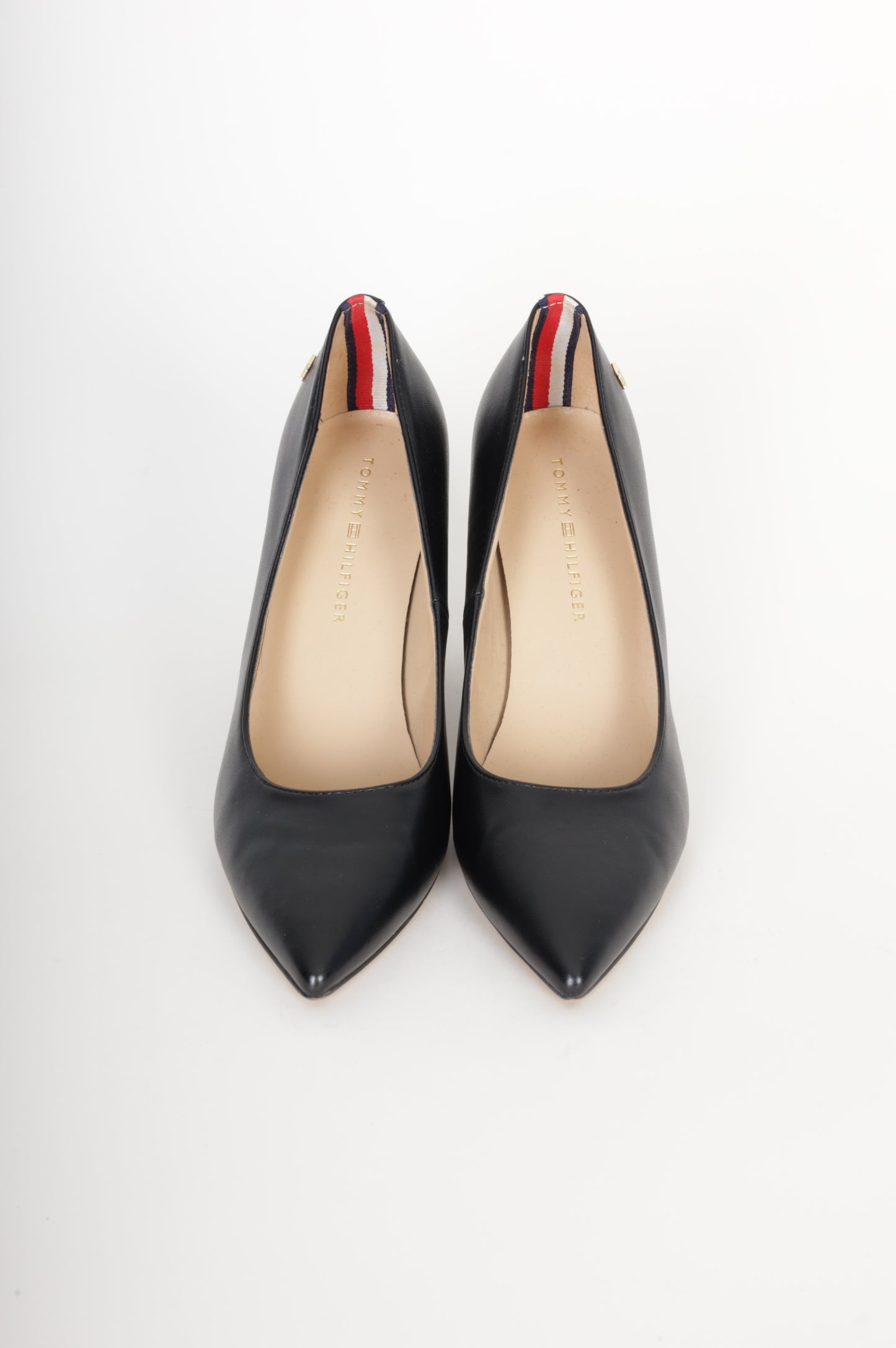 Tommy Hilfiger Womens Black Heels Size EU 38.5