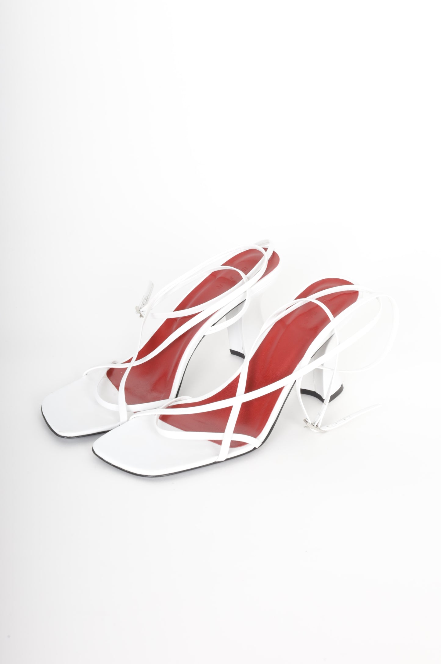 By FAR Womens White Heels Size EU 39
