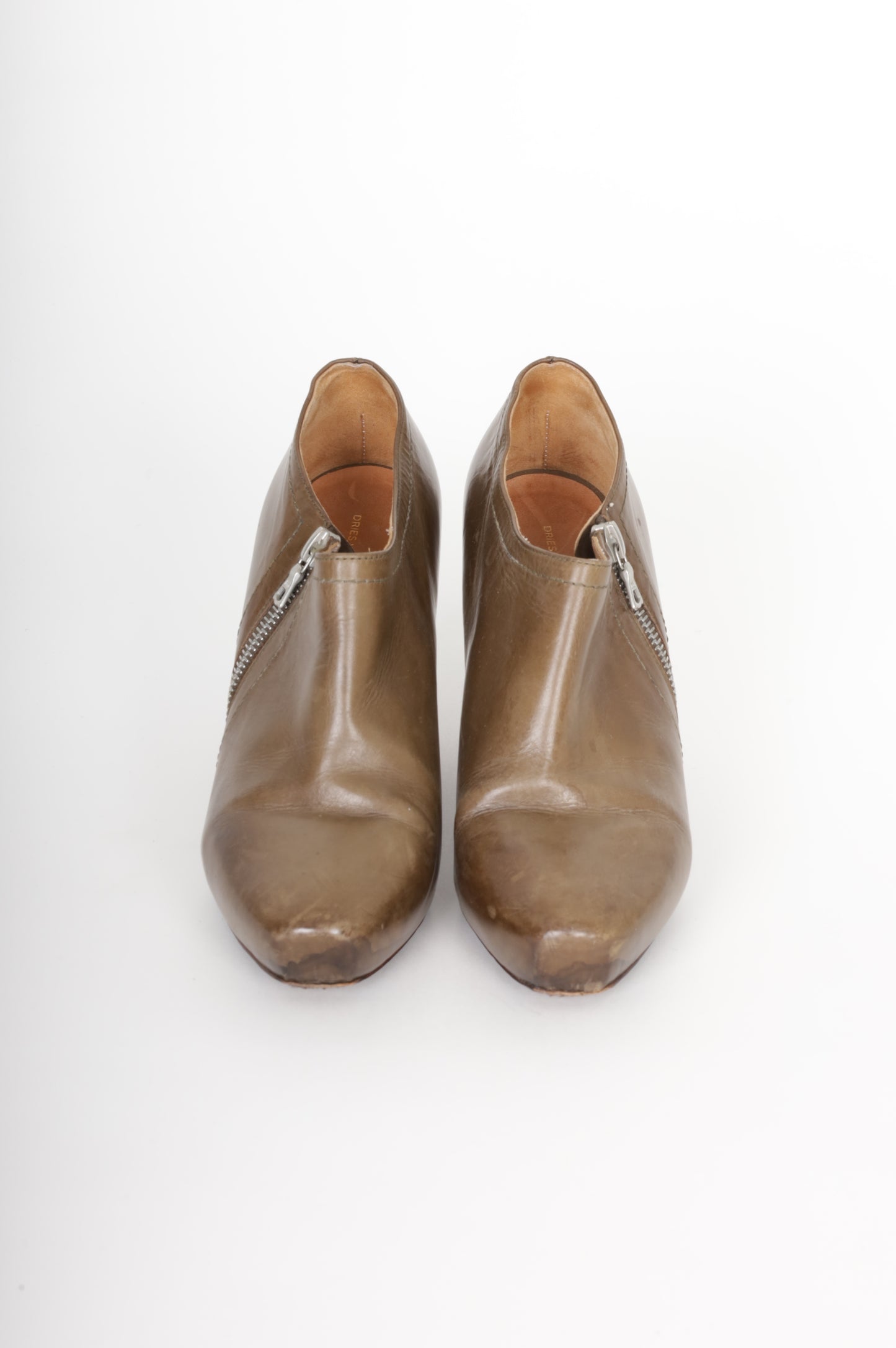 Dries Van Noten Womens Brown Boots Size EU 36.5