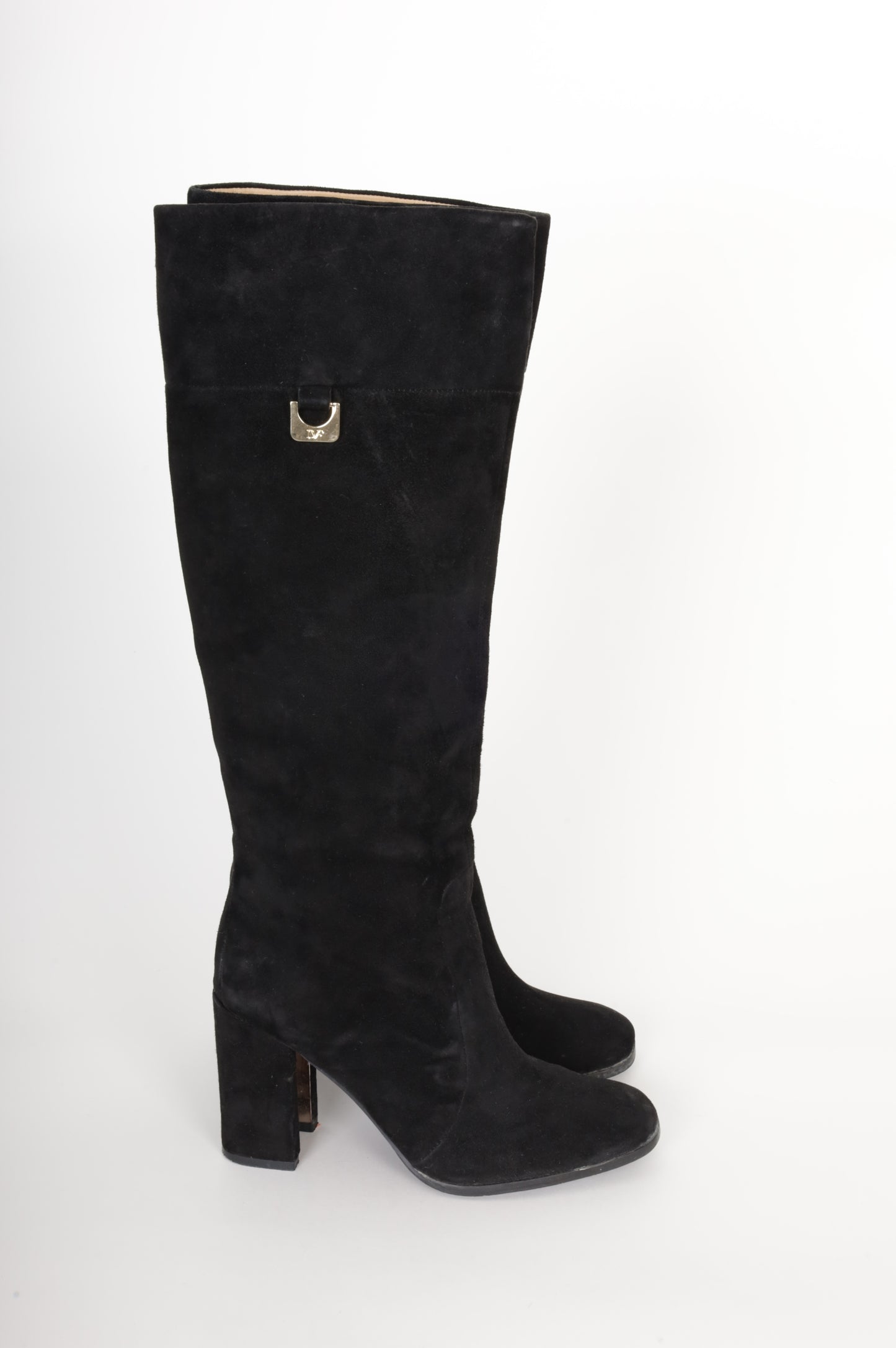 Diane von Furstenberg Womens Black Boots Size EU 39