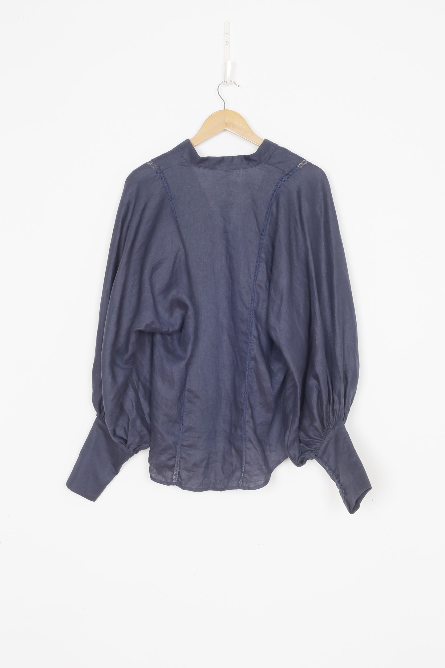 Andres Otalora Womens Blue Top Size 6