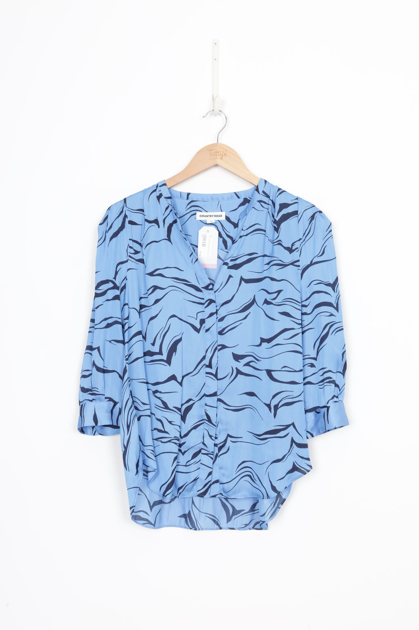 Country Road Womens Blue Shirt Size 8