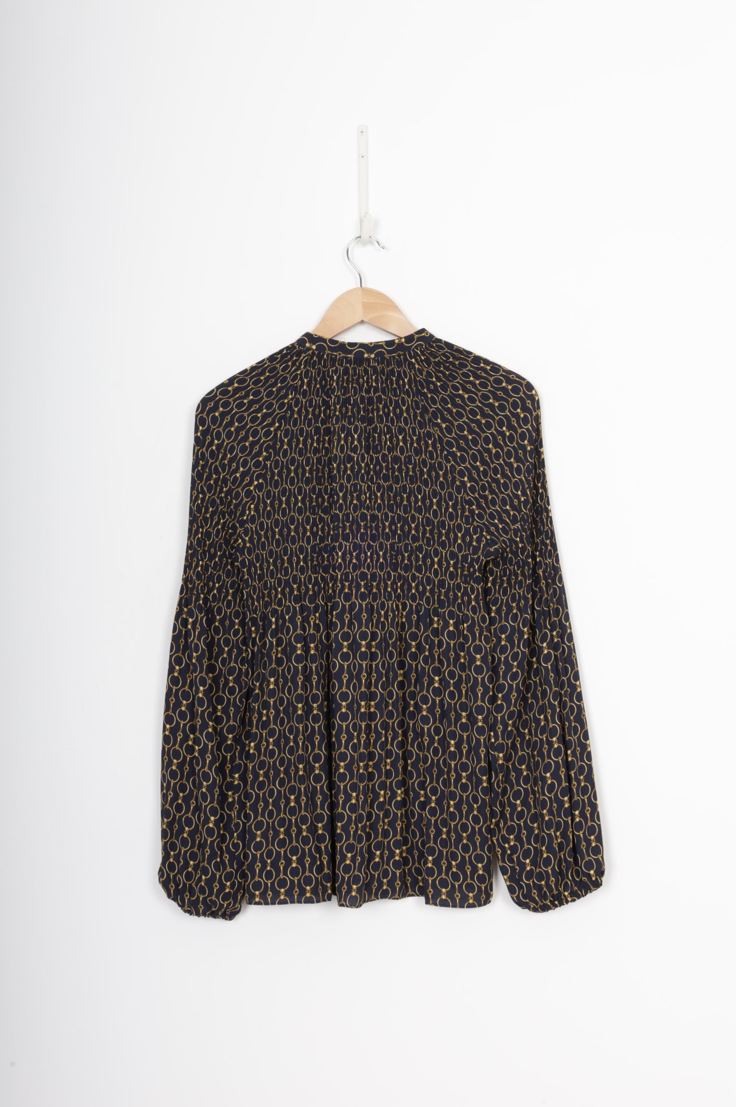 Lauren Ralph Lauren Womens Blue Shirt Size L