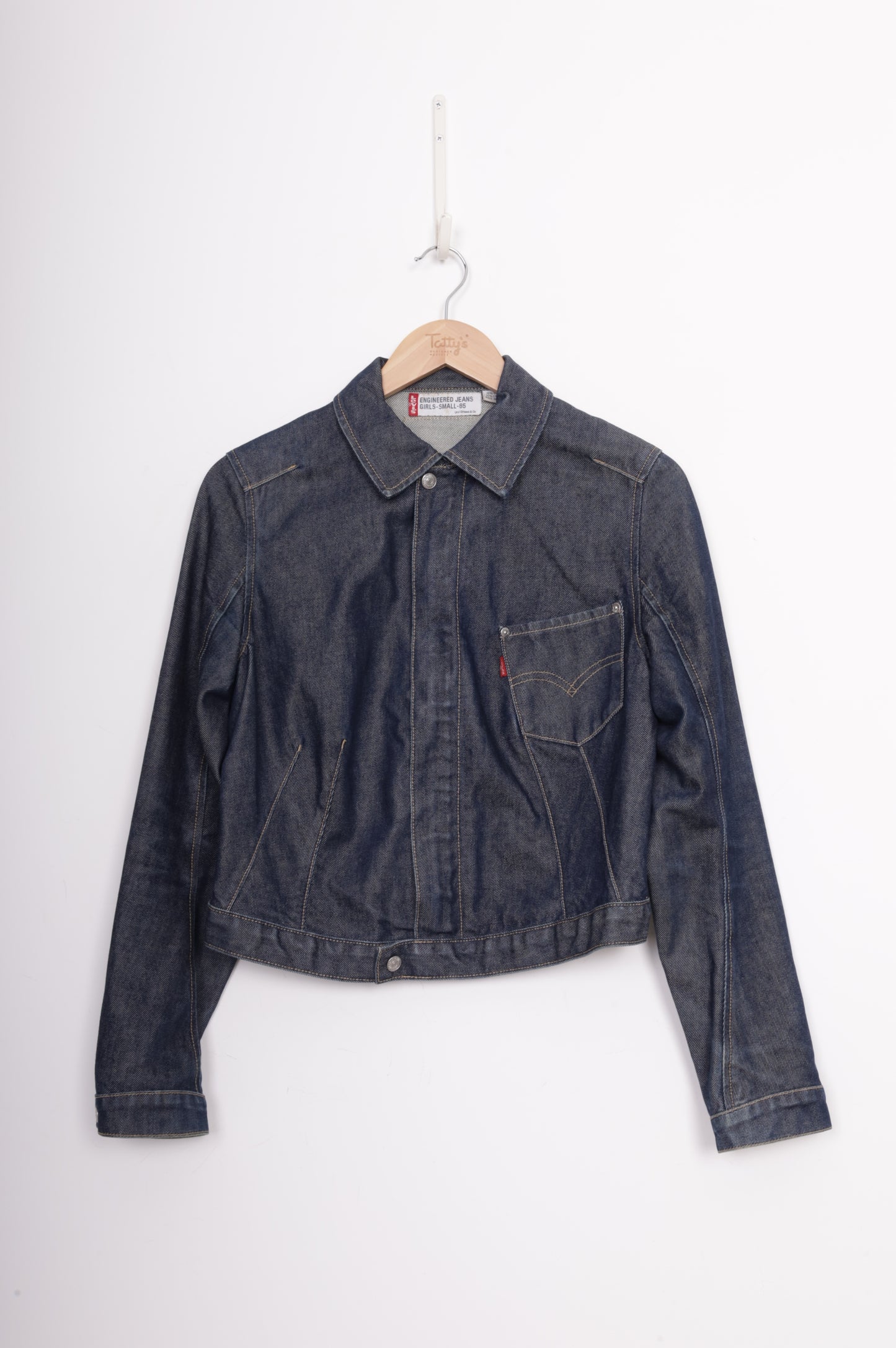 Levis Engineered Jeans Womens Blue Jacket Size S