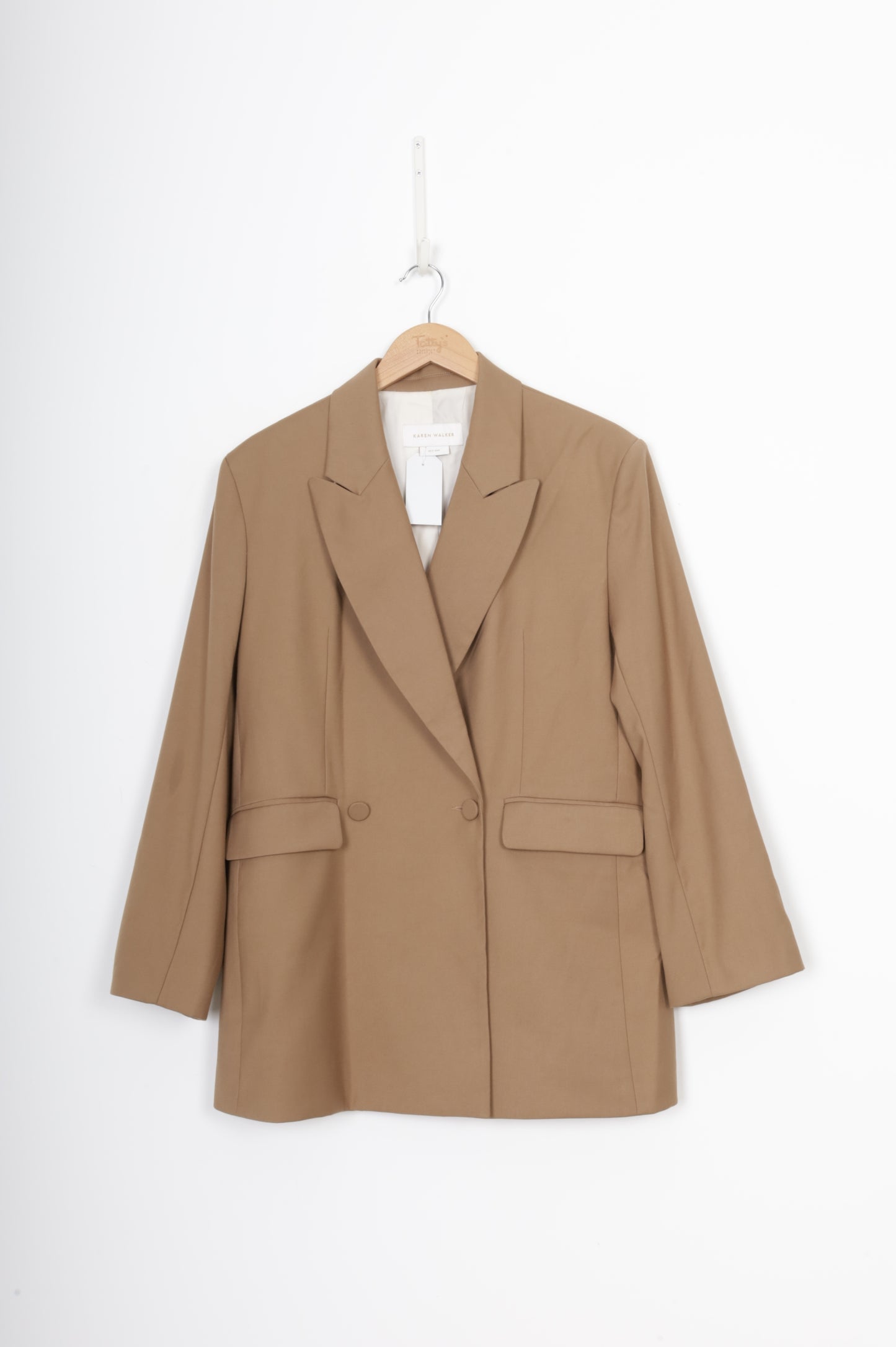 Karen Walker Womens Brown Blazer Size 6
