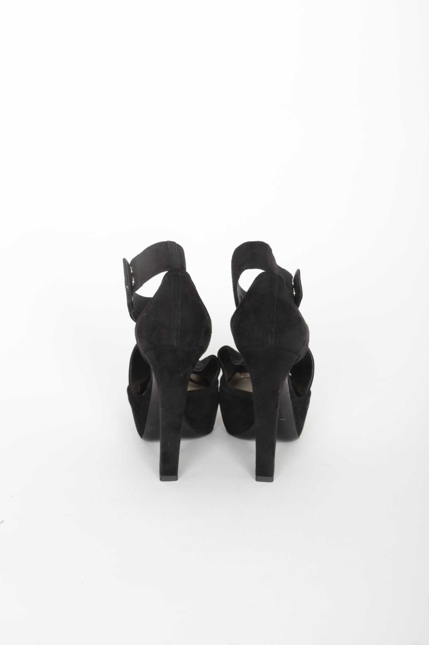 Christian Dior Womens Black Heels Size EU 38