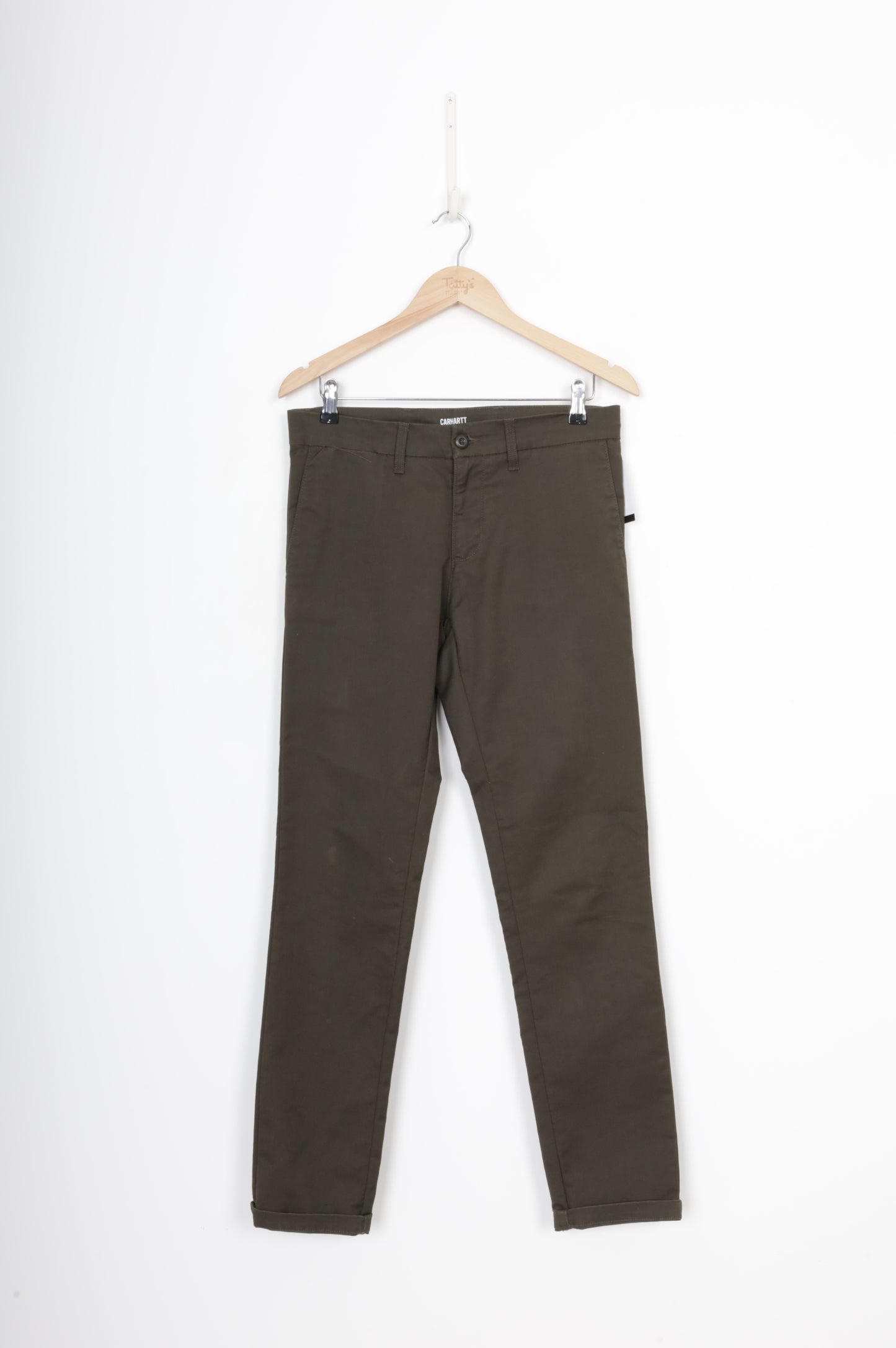 Carhartt Mens Green Pants Size W 30