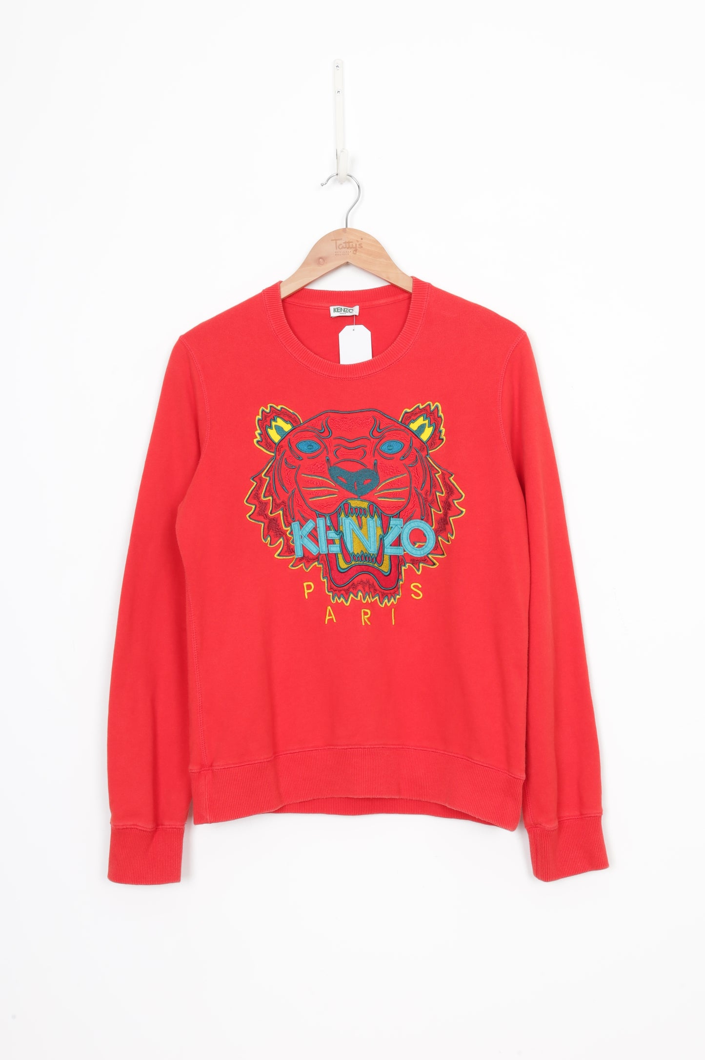 Kenzo Womens Red Sweatshirt Size M