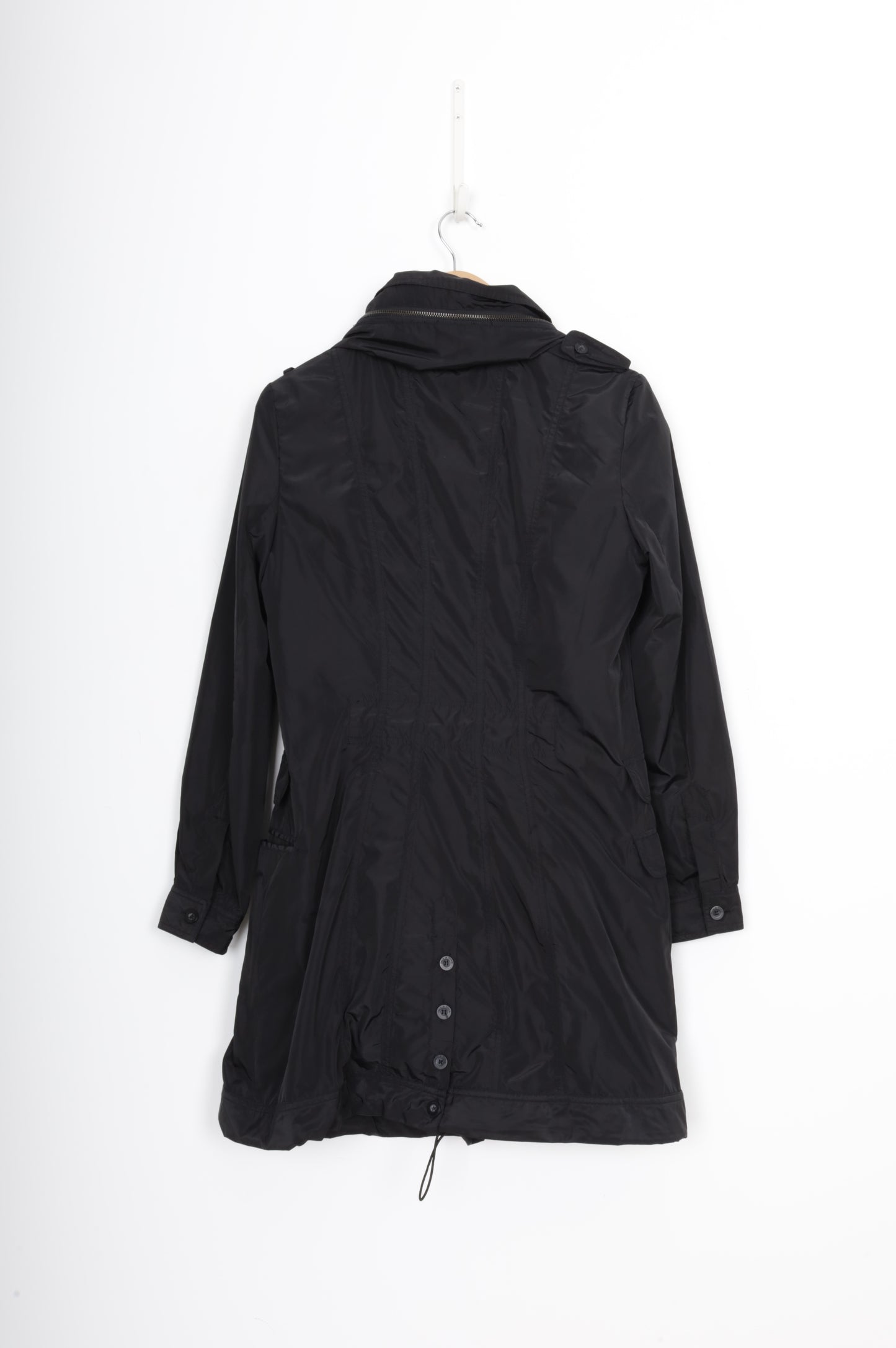 Paula Ryan Womens Black Coat Size S